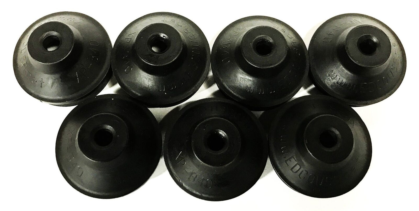 DCO Black Nitril Bellows Suction Cup XP-B40 [Lot of 7] NOS