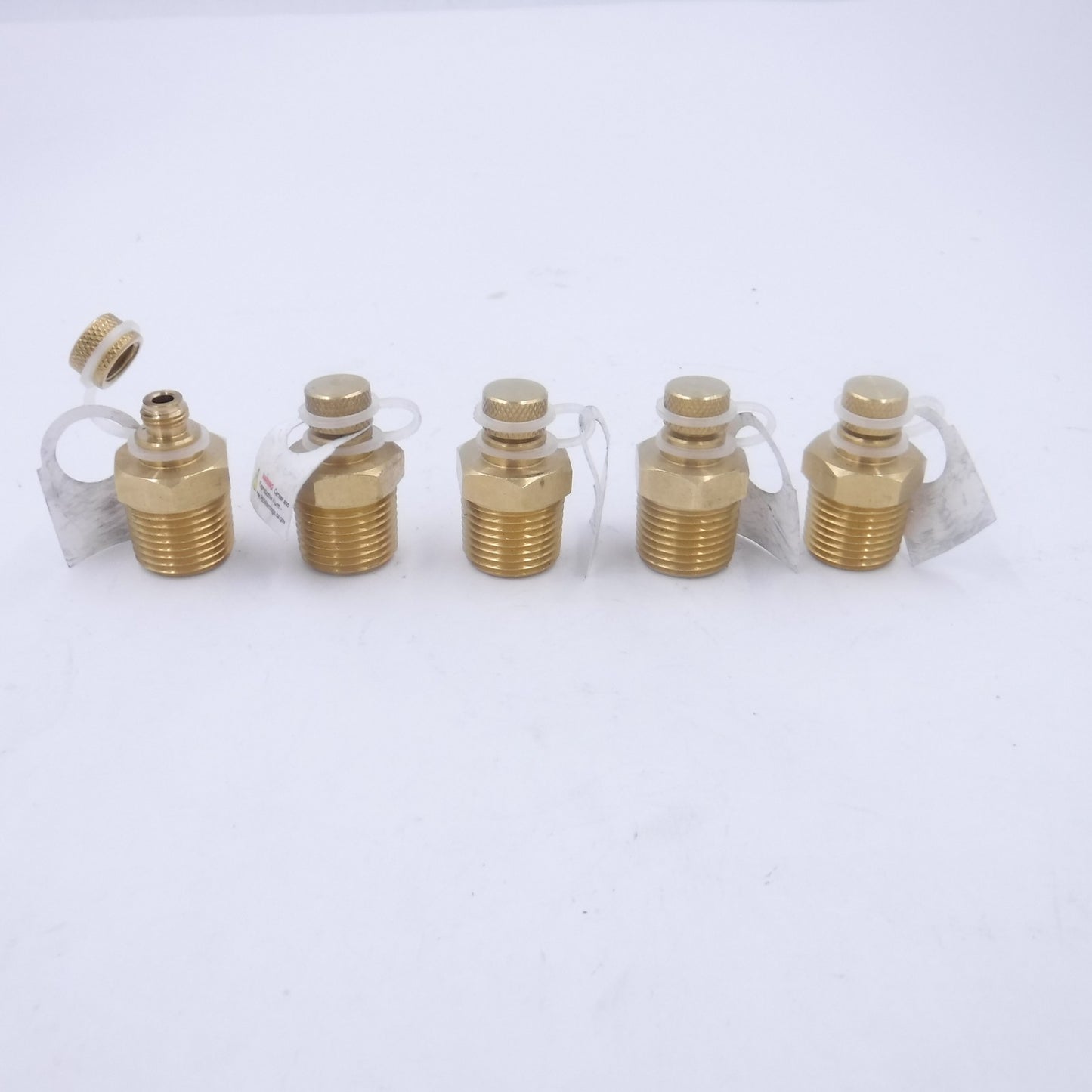 5 Pack FNW FNWPTTD  1/4" x 1/2" Test Plugs Fittings