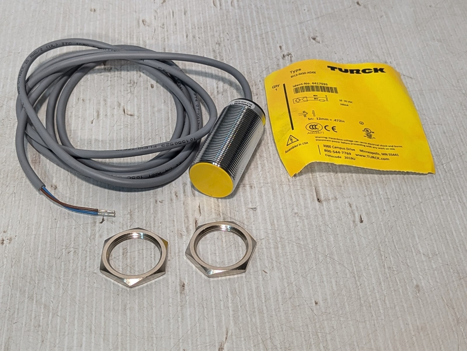 Turck BI12-M30-AD4X Inductive Proximity Sensor Switch+Returns
