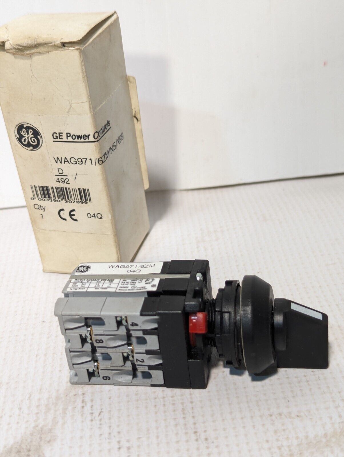 General Electric Manual Motor Controller WAG97/6ZM