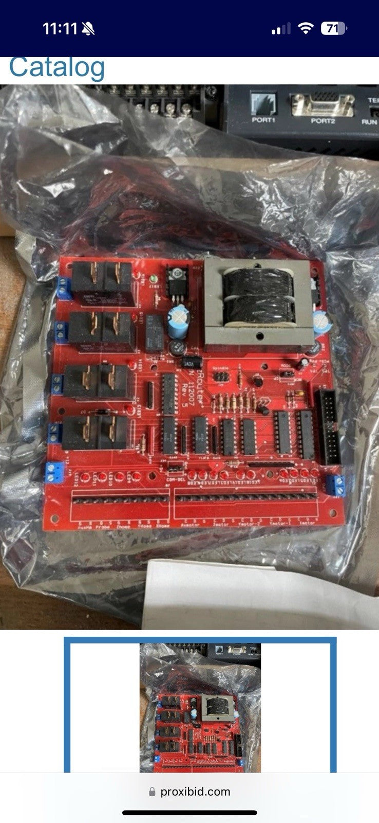 Router 112007 Rev 5 Motherboard Circuit Board CNC Spindle PCB