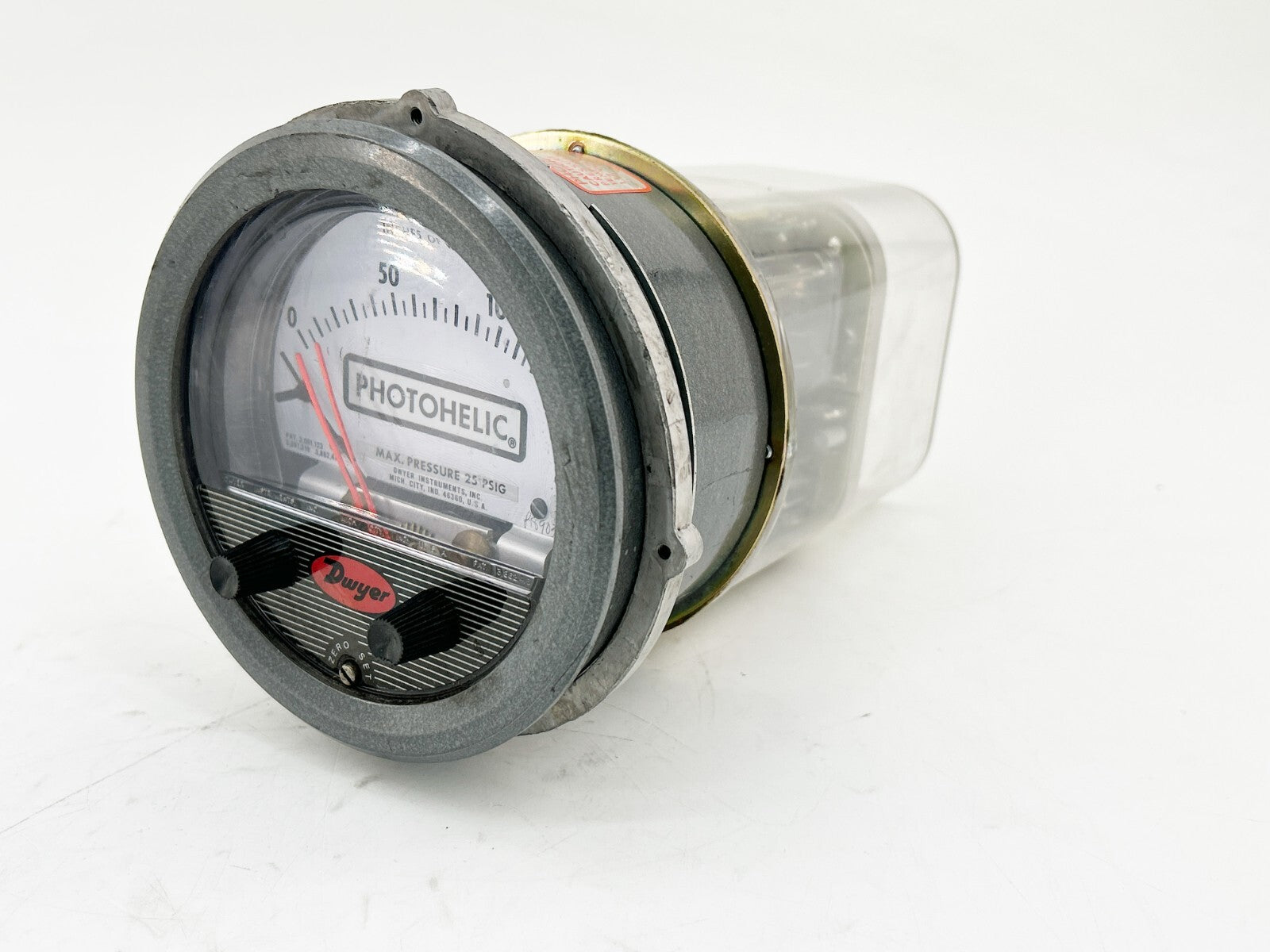 New Dwyer 3150C Photohelic Pressure Switch/Gauge 0-150 inches of water