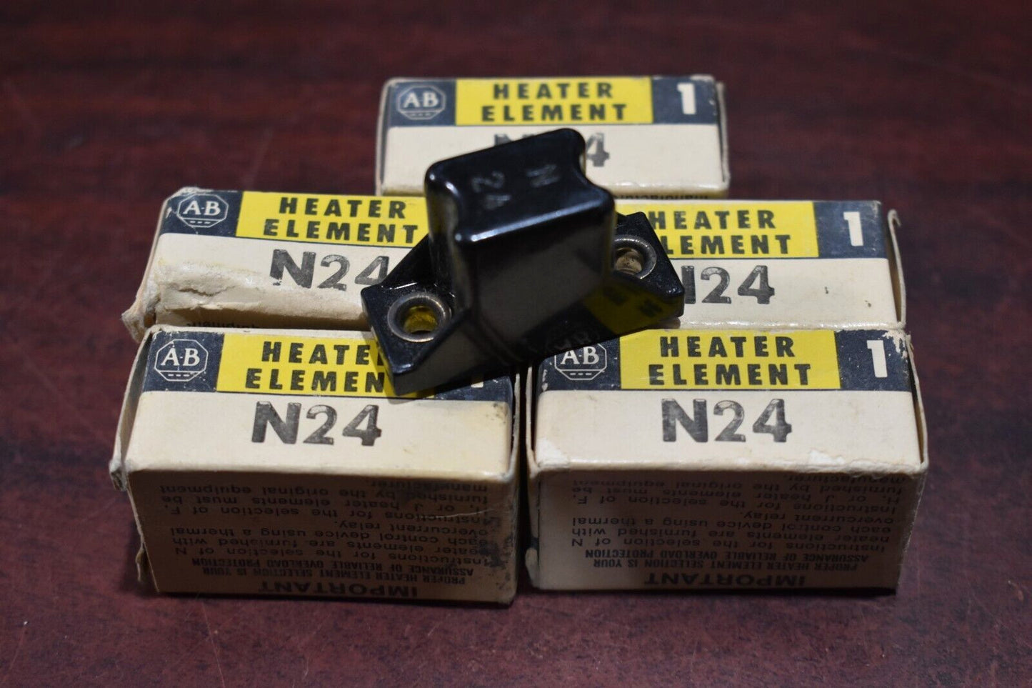 [Lot of 5] Allen Bradley N24 Thermal Overload Relay Heater Element NOS