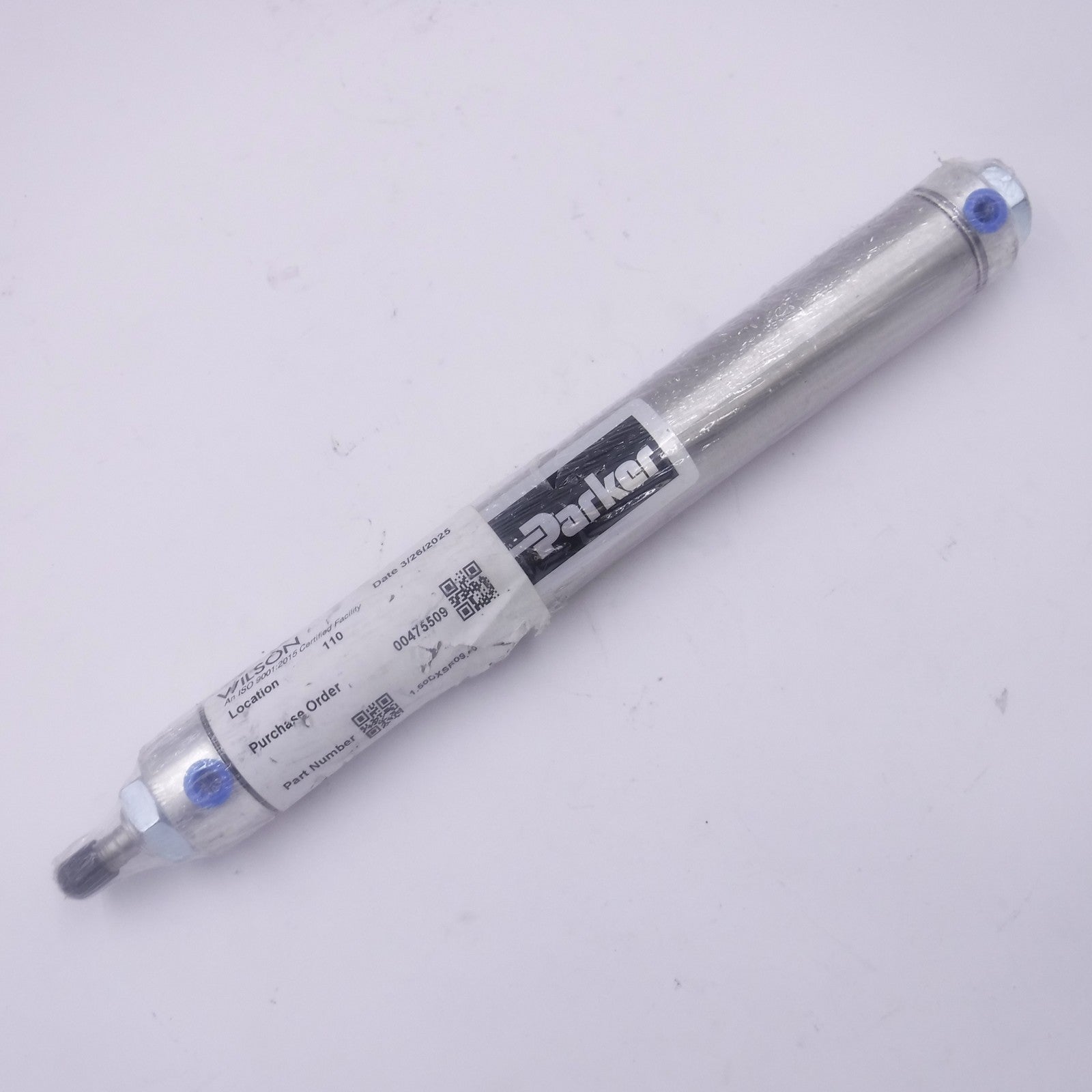 OEM Parker 1.50DXSR09.50 Double-Acting Pneumatic Cylinder 1-1/2" Bore 9-1/2" Str