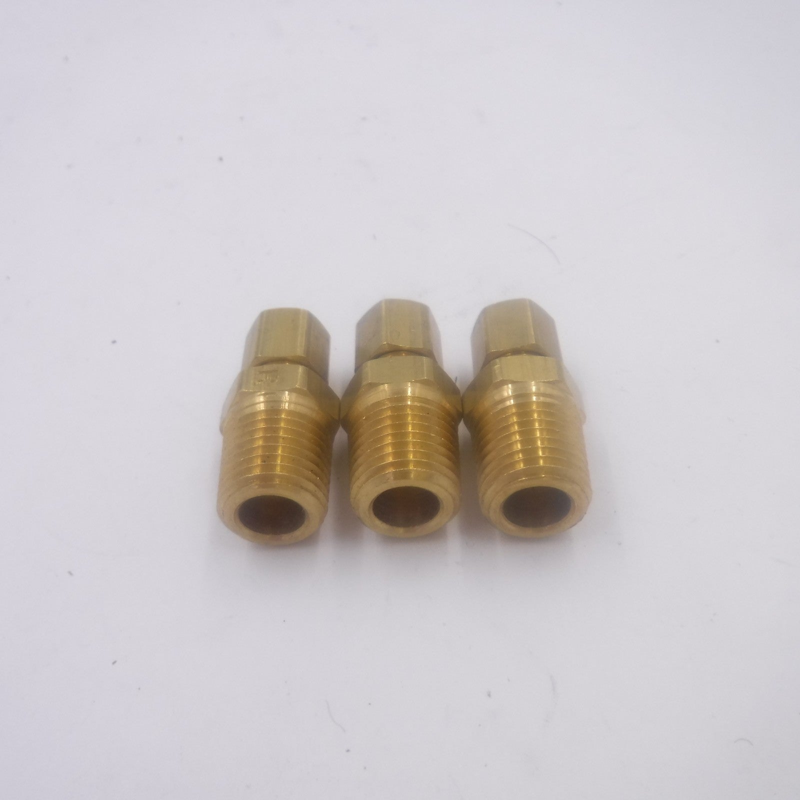3 Pack Parker 2MSC8N-B 1/8"A-Lok x 1/2" MNPT Male Straight Connector
