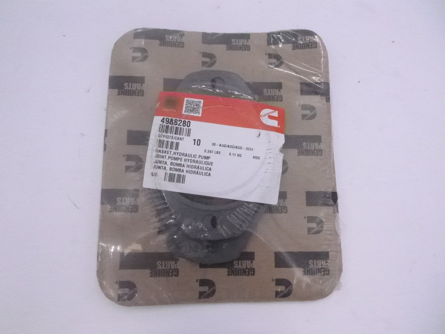 10 Pack Cummins Hydraulic Pump Gaskets 4988280 For Tier 3 5.9L B Engines