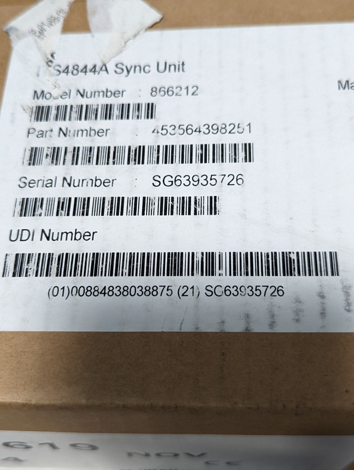 Philips 866212 ITS4844A Sync Unit