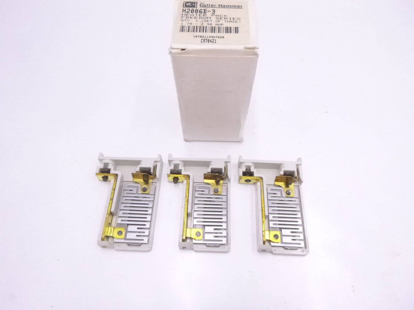 3Pk Eaton Cutler-Hammer H2006B-3 Freedom Overload Heater Element 1.79-2.90A