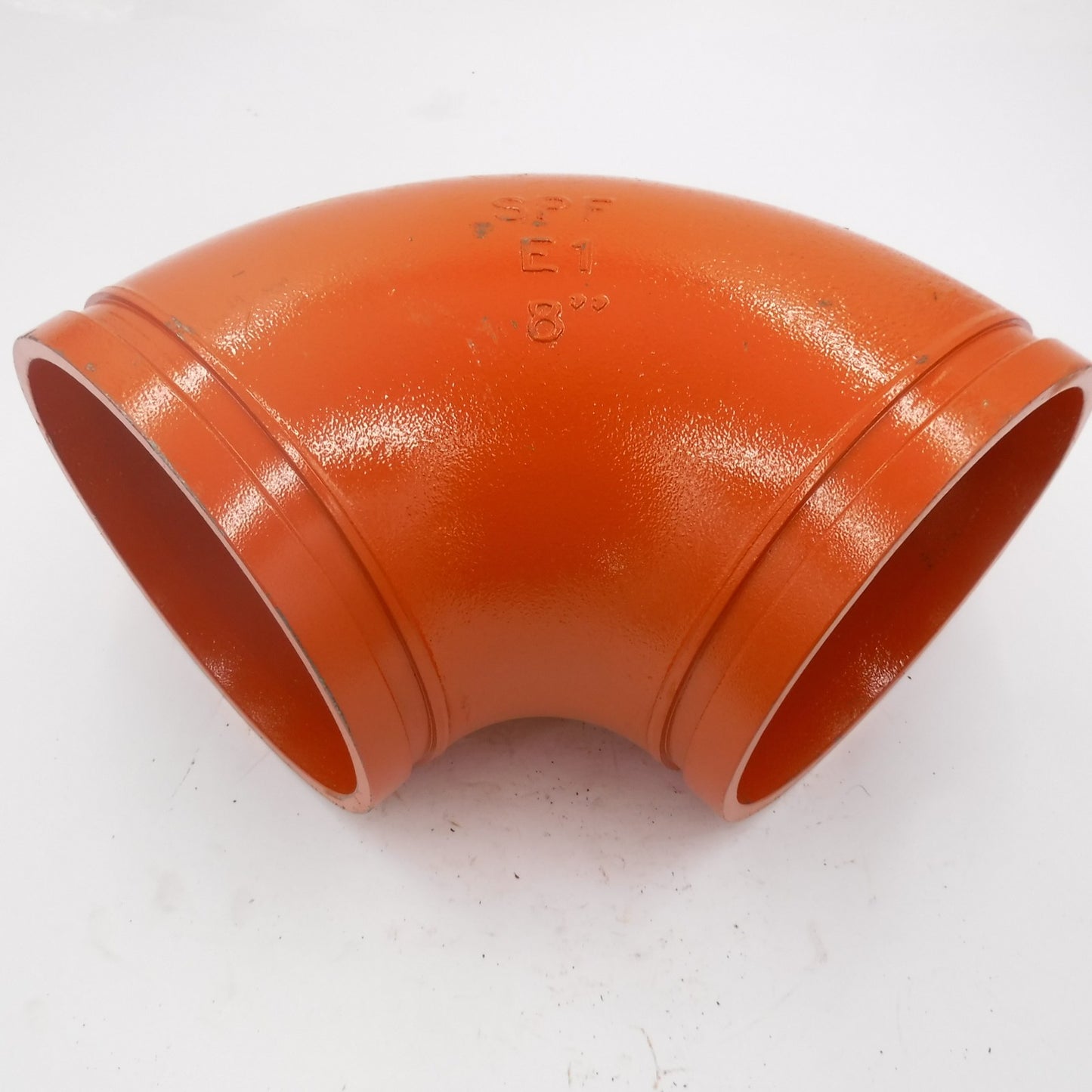 SPF Anvil E-1 8"Nominal Grooved End 90° Ductile Iron Elbow E1G-0800