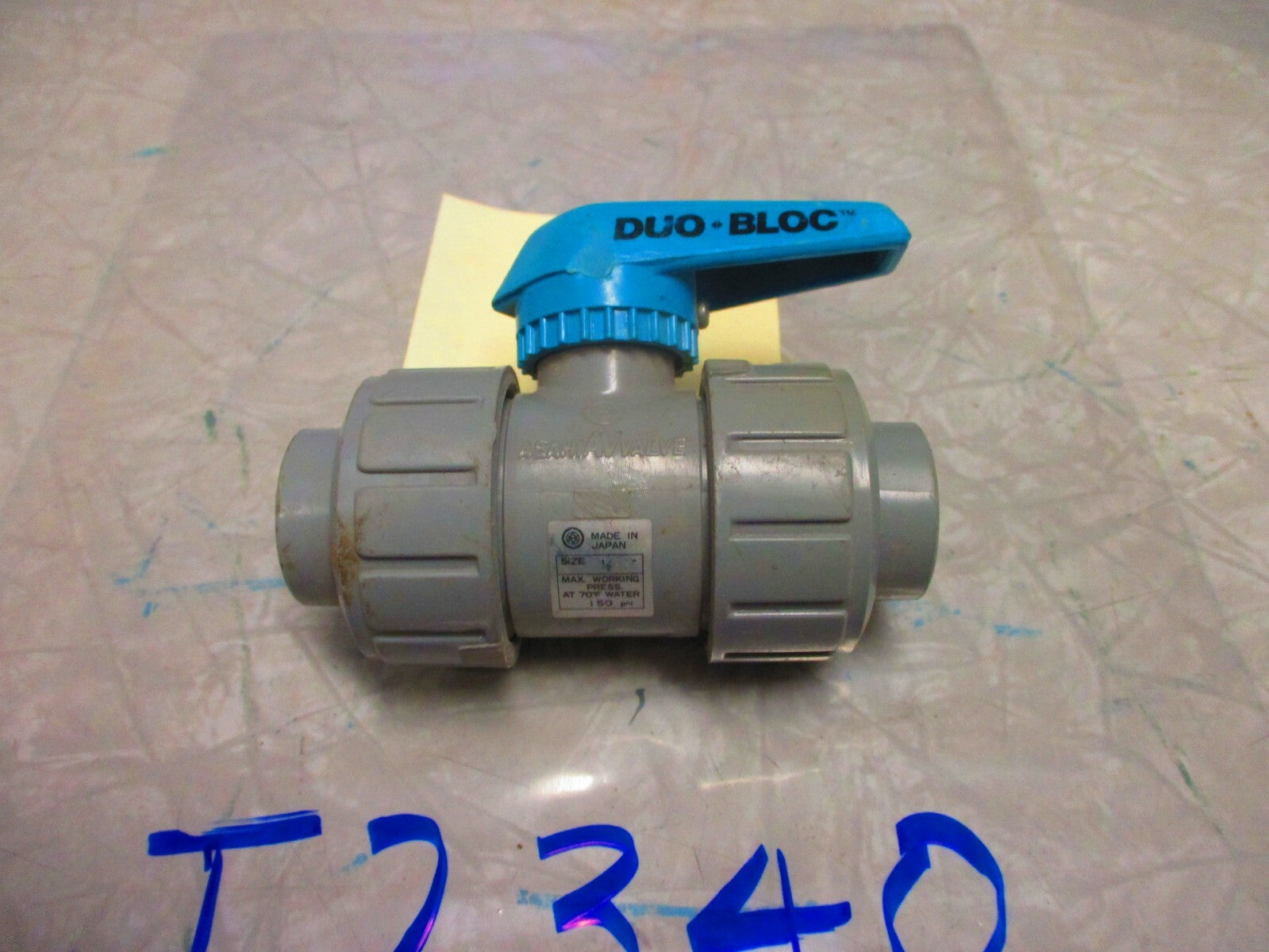 CPVC BALL VALVE | 1/2" Slip (Socket) Union Ends | ASAHI | Manual Operation