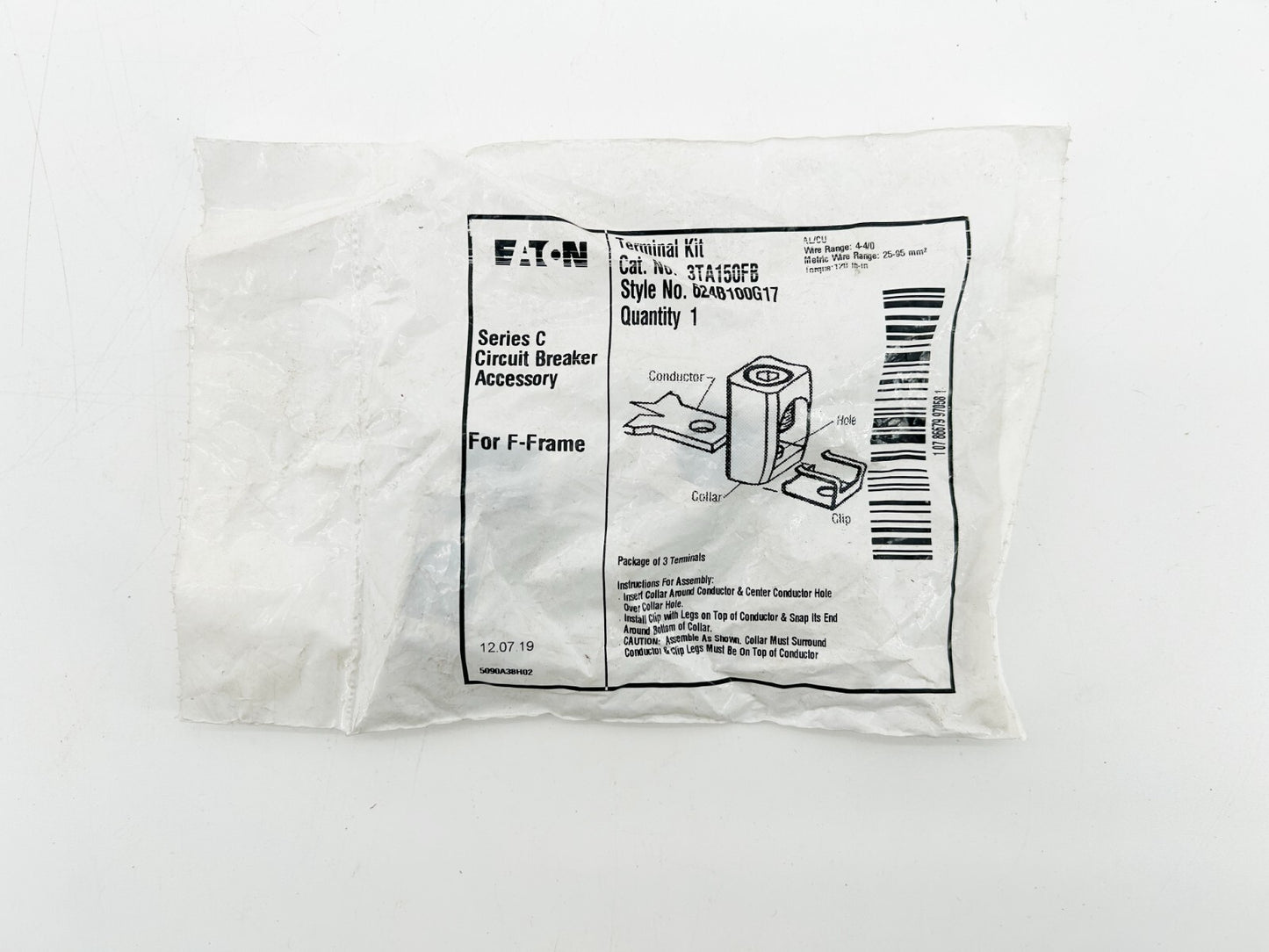 New Eaton 3TA150FB FB Terminal 150A For F-Frame 3 Terminals Series C