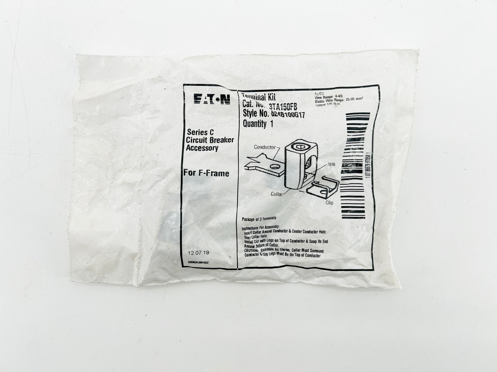 New Eaton 3TA150FB FB Terminal 150A For F-Frame 3 Terminals Series C