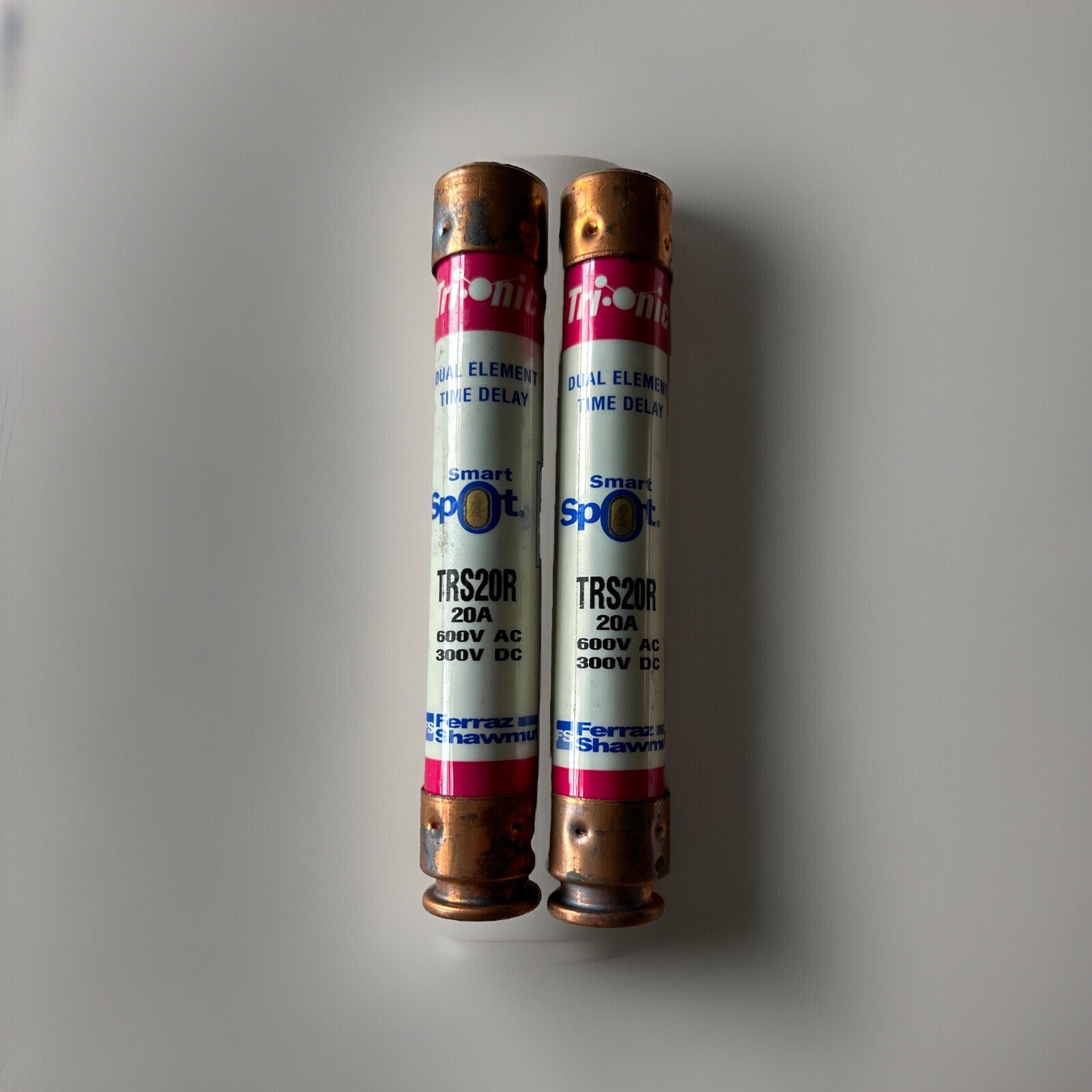 *QTY 2* Ferraz Shawmut TRS20R Tri-onic smartspot Dual Element Time Delay Fuse FB
