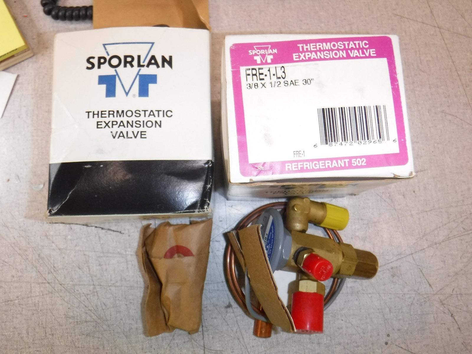 Sporlan FRE-1-L3  Expansion Valve 3/8x1/2 Sae 30"