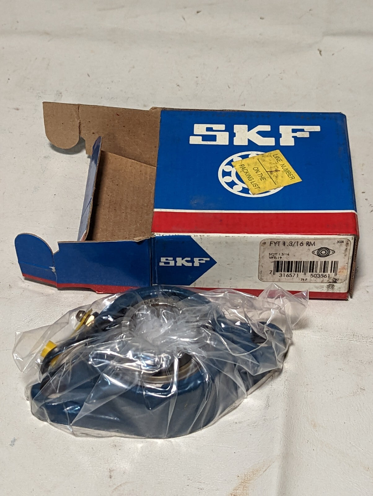 SKF FYT 1.3/16RM, SCJT 1.3/16, VFT-19 flanged ball bearing unit