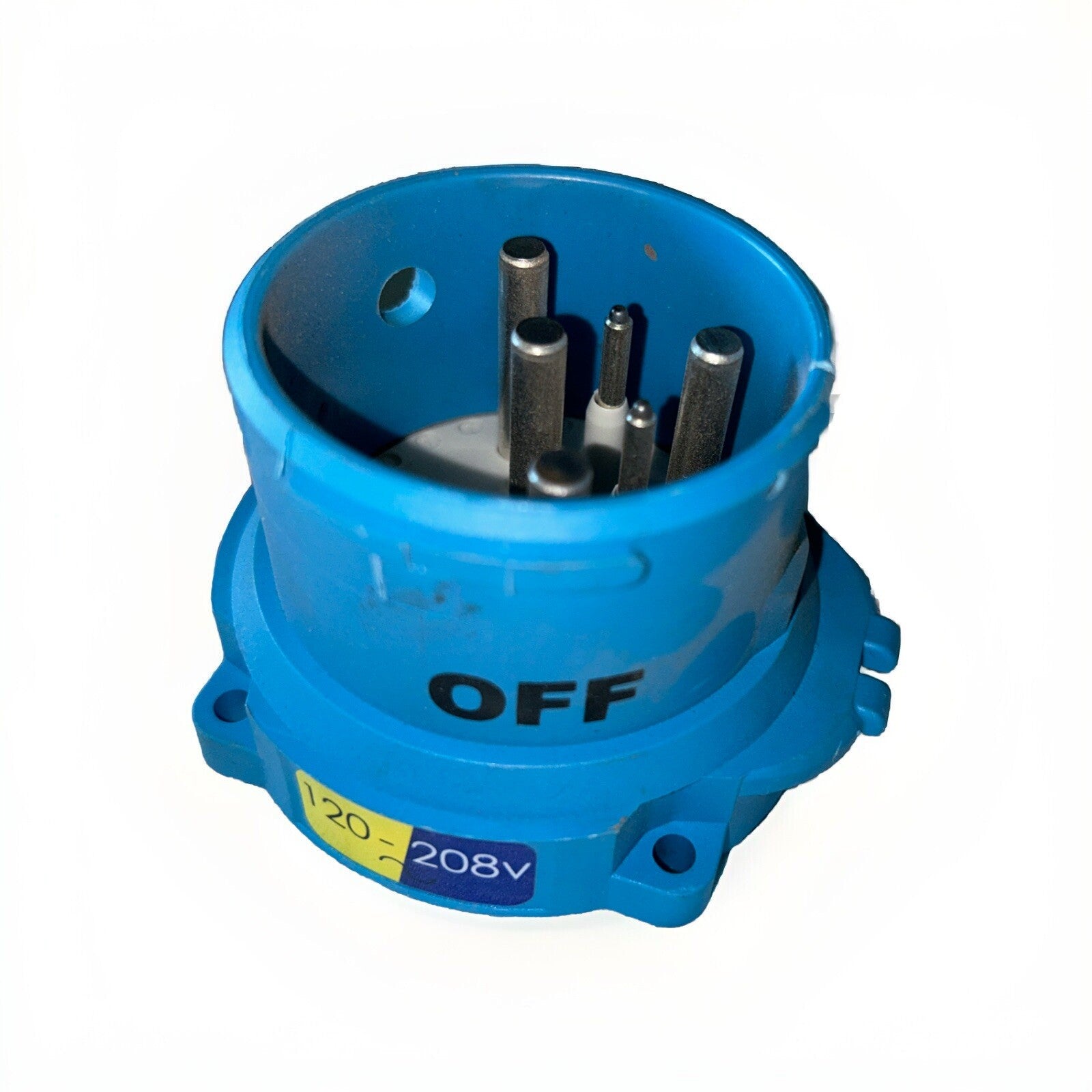 NEW! Meltric 63-68166-972-T117 INLET/PLUG DSN60 60A 208VAC 2hp, 2P+N+G+2aug.  AB