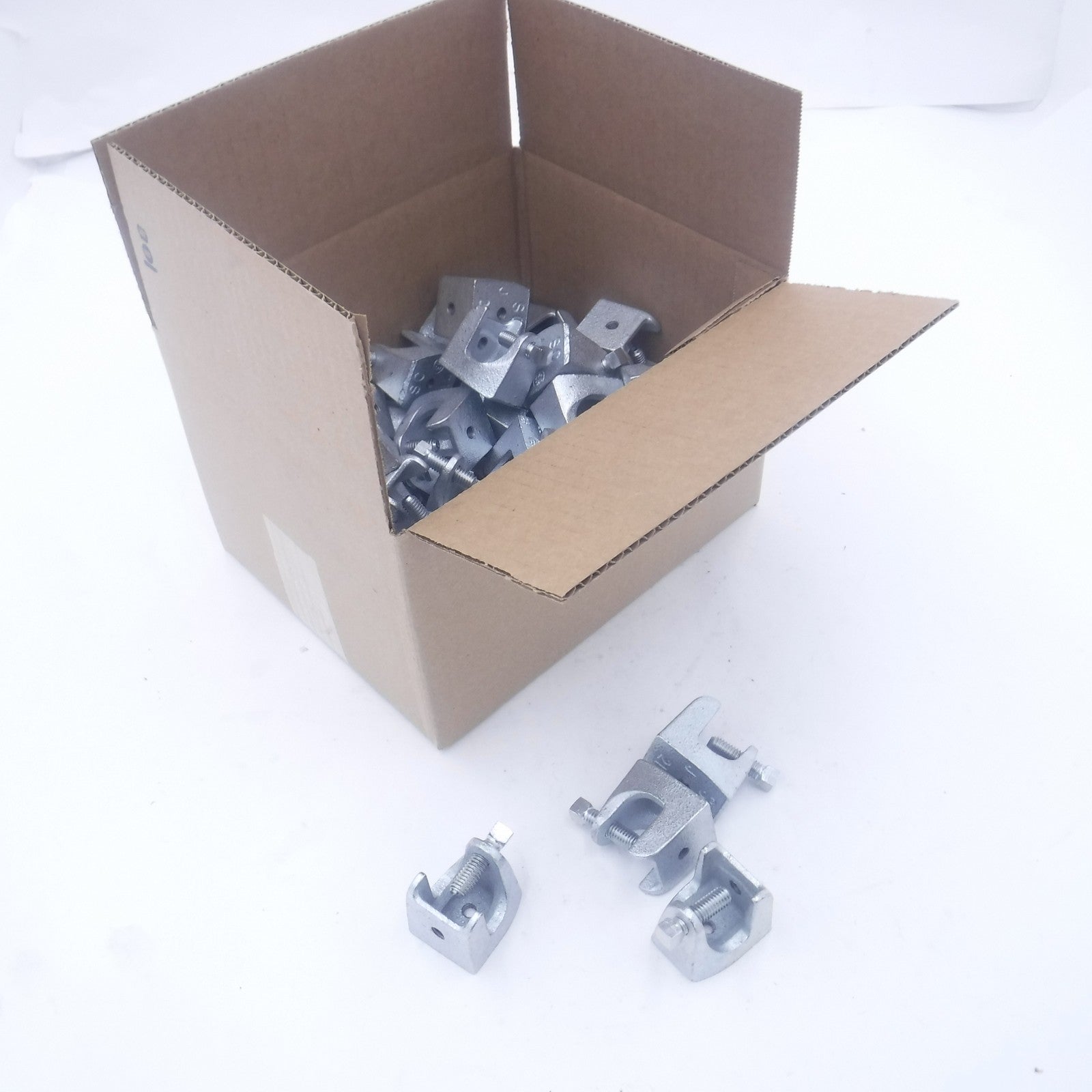 50 Pack Steel City SC 214 Beam Clamp 5/16" Rod 7/8" Jaw Opening Galvanized