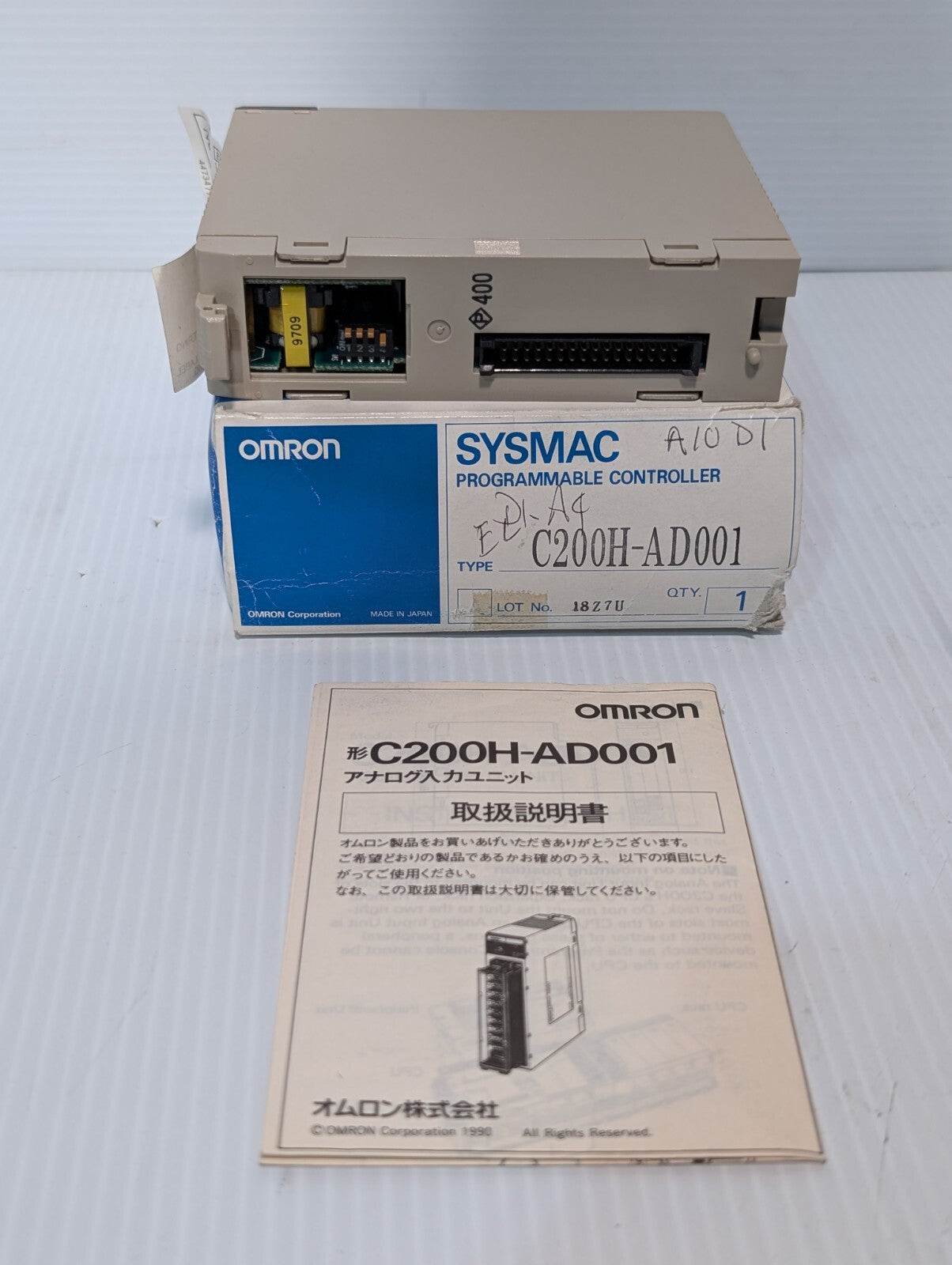 Omron C200H-AD001 Programmable Controller Unit Module