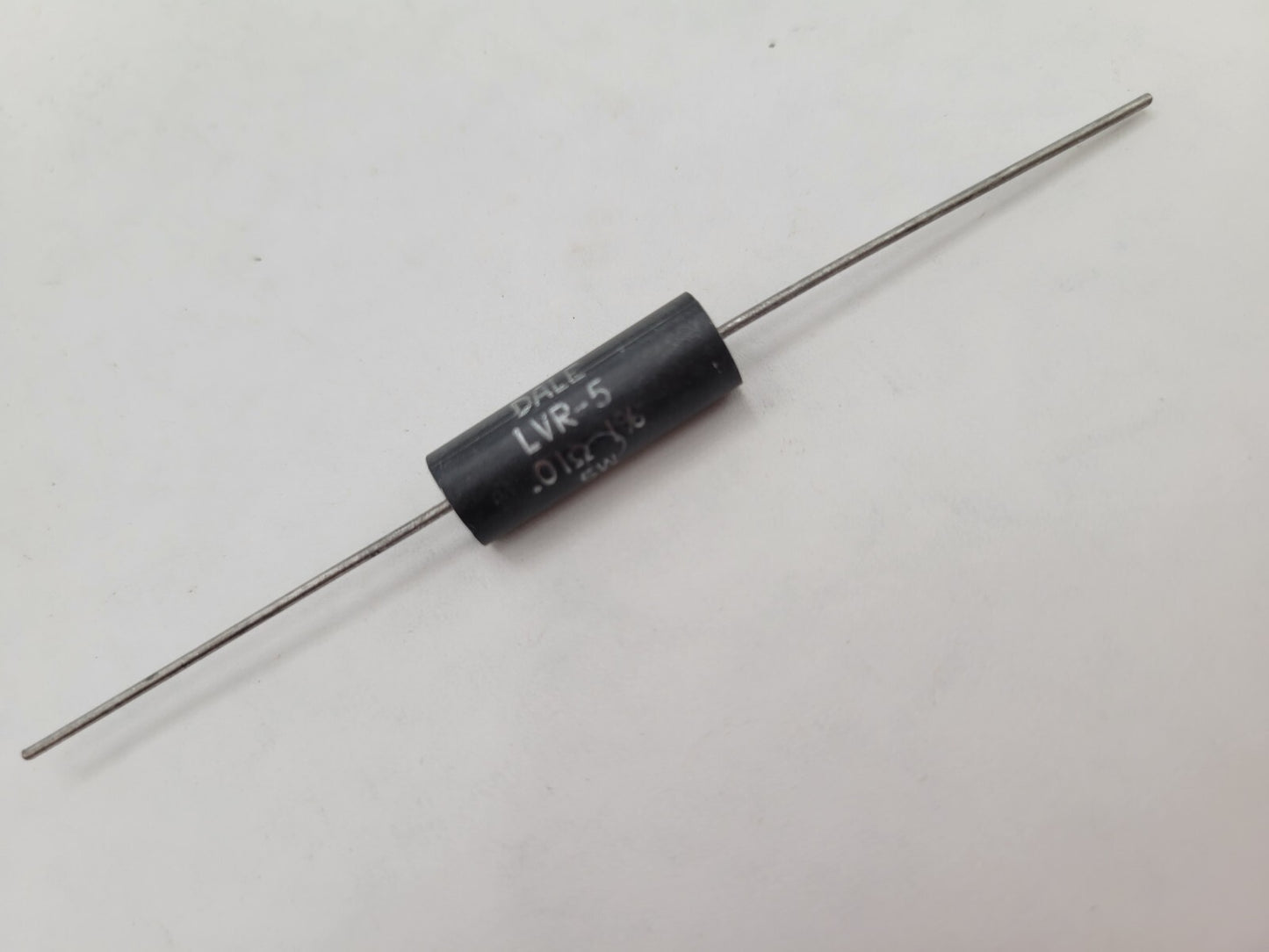 Vishay Dale LVR-5 Wire Wound Axial Resistor 0.01 Ohm Resistance 1% 5 Watt