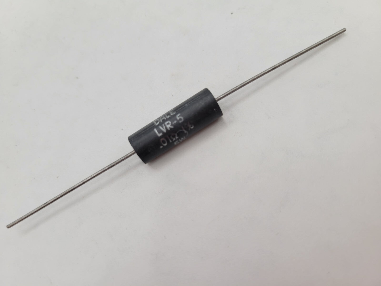 Vishay Dale LVR-5 Wire Wound Axial Resistor 0.01 Ohm Resistance 1% 5 Watt