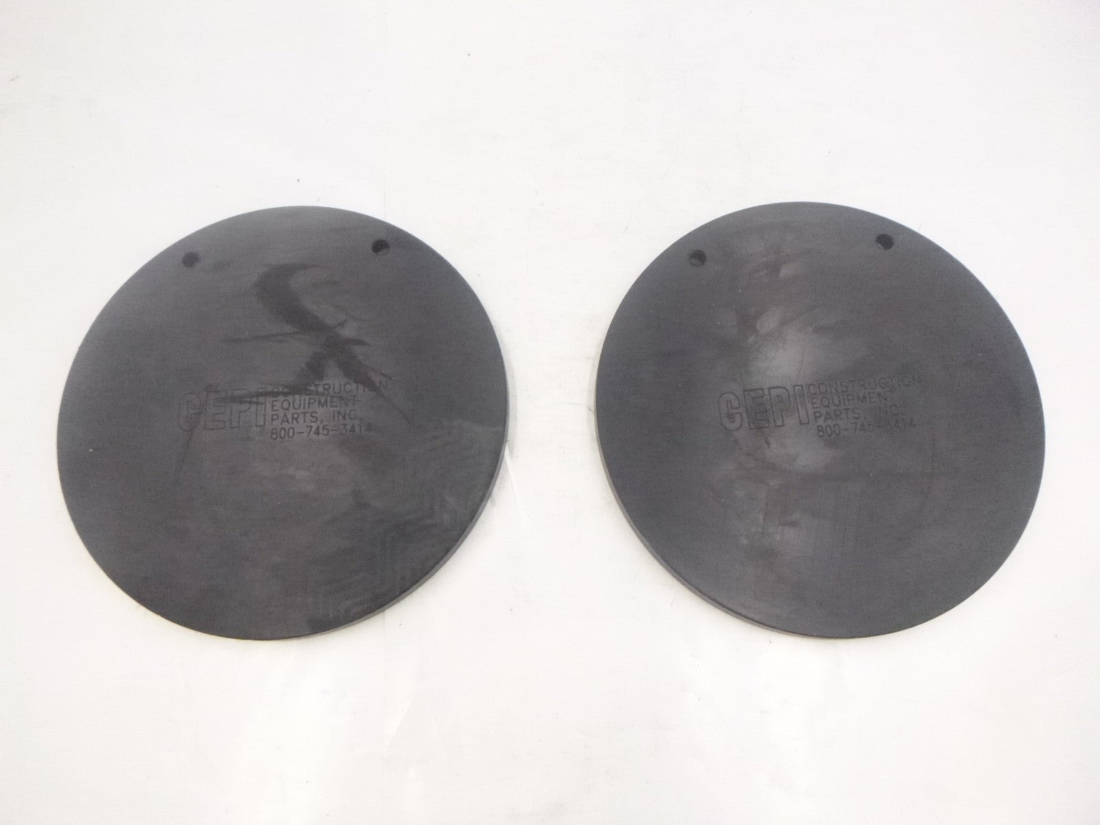 2 Pack CEPI Water Tank Rubber Flapper Black 6-3/4" Diameter
