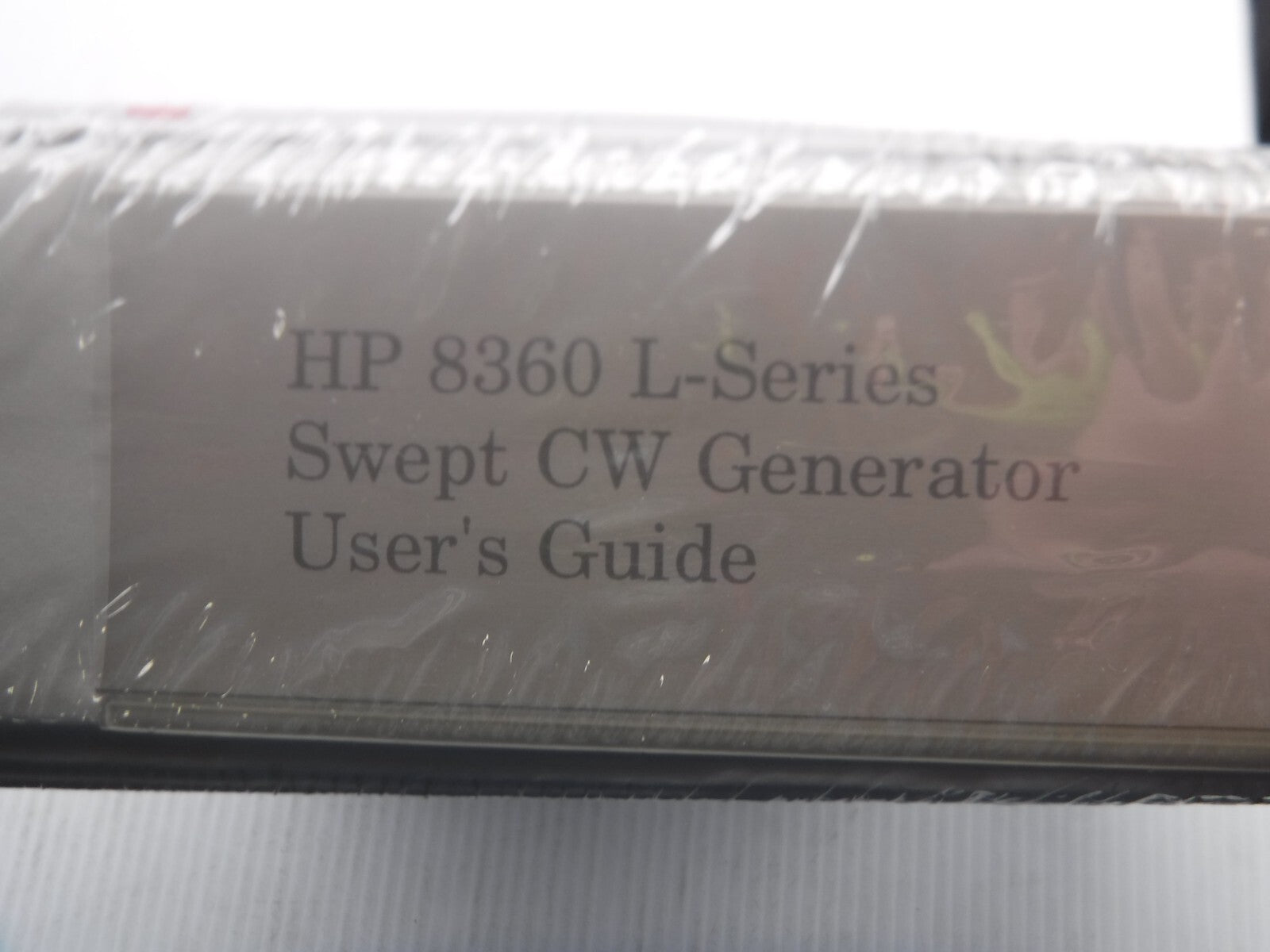 Hewlett Packard 8360 L-Series Swept CW Generator Manual 08360-90134
