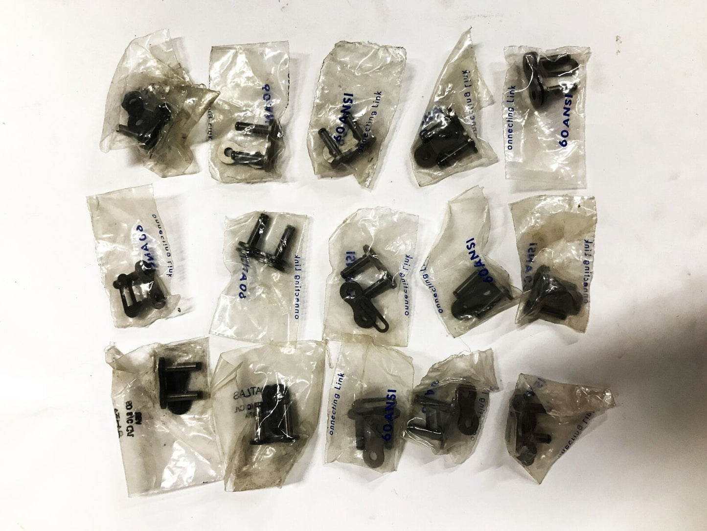 Tsubaki ASA60 Connecting Link RS60-1-NP-CON [Lot of 15] NOS