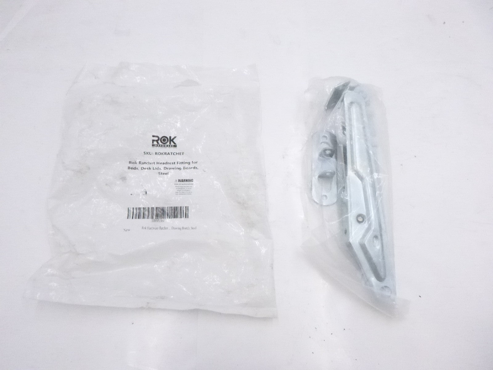 ROK Hardware Lift Up Ratchet Table Support/Headrest Fitting Steel