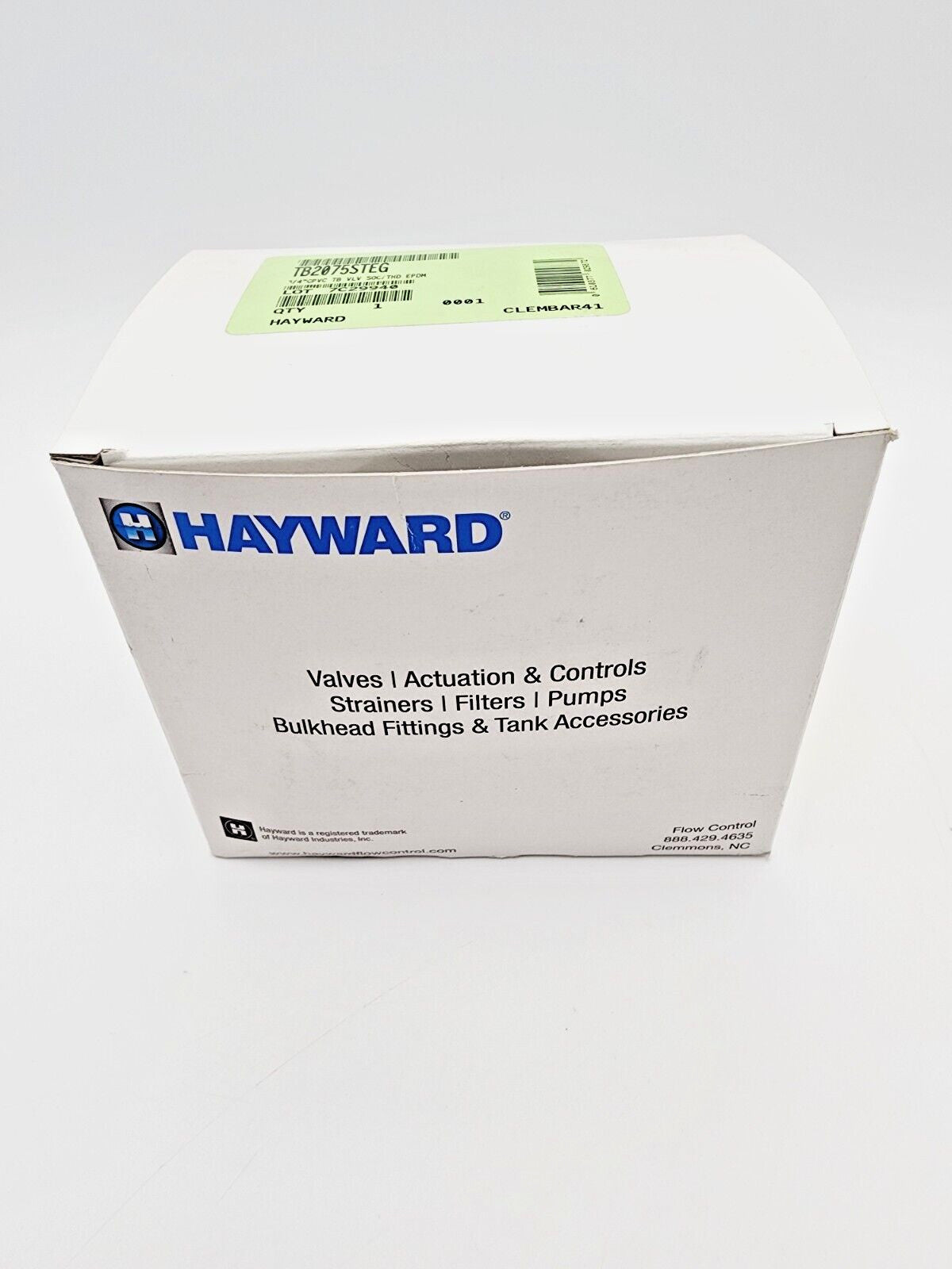Hayward TB2075STEG True Union Ball Valve 3/4" CPVC TB VLV SOC/THD EPDM LOCKOUT