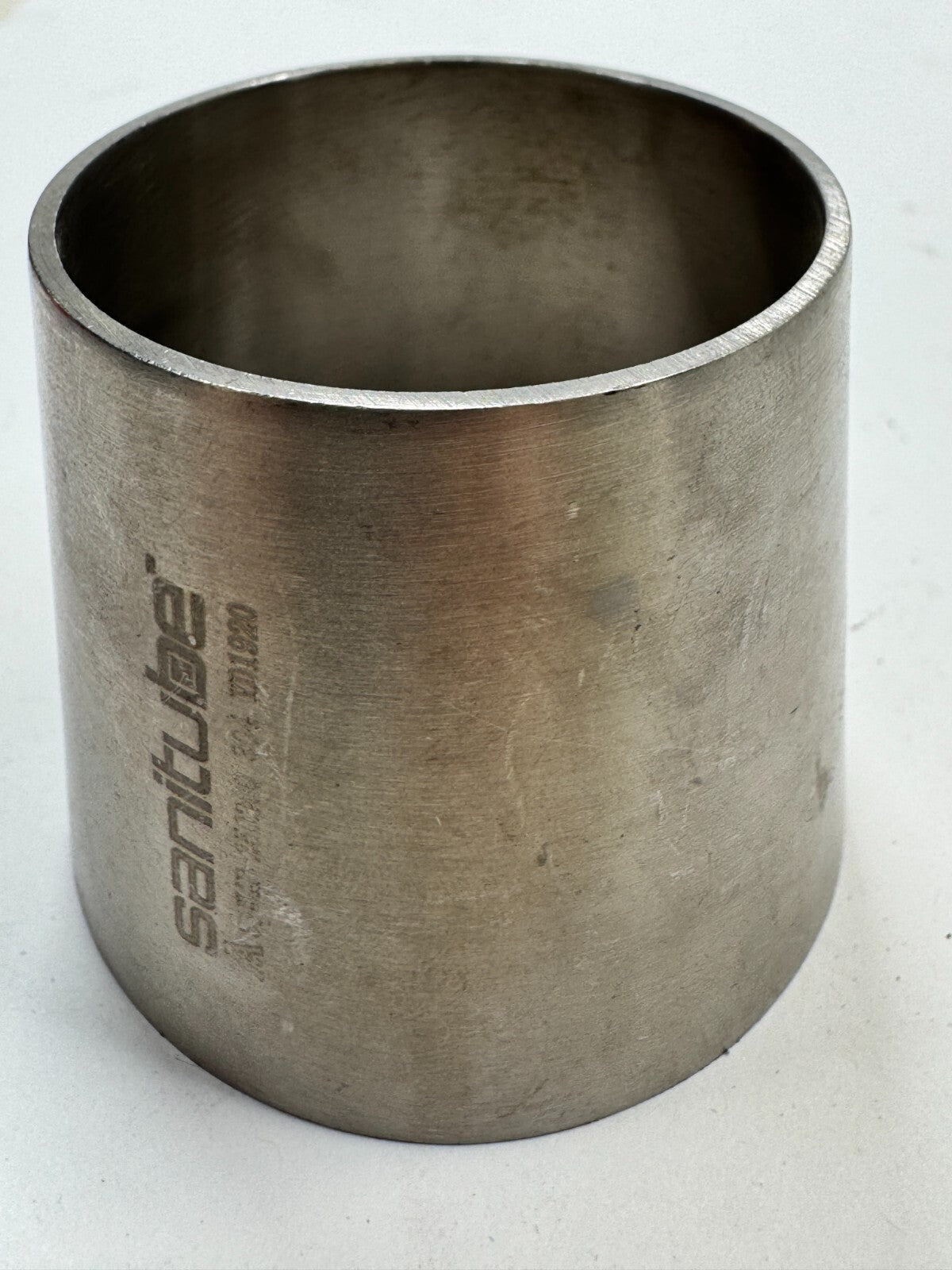 SANITUBE 31W4P-250200 Polished Conc Reducer 2-1/2" x 2" 304 Stainless Fitting
