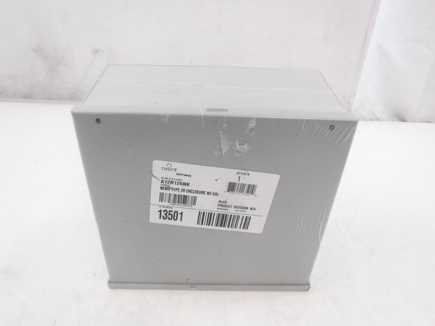 nVent Hoffman Type 3R Gray Mild Steel Screw Cover Drip Shield Enclosure Box