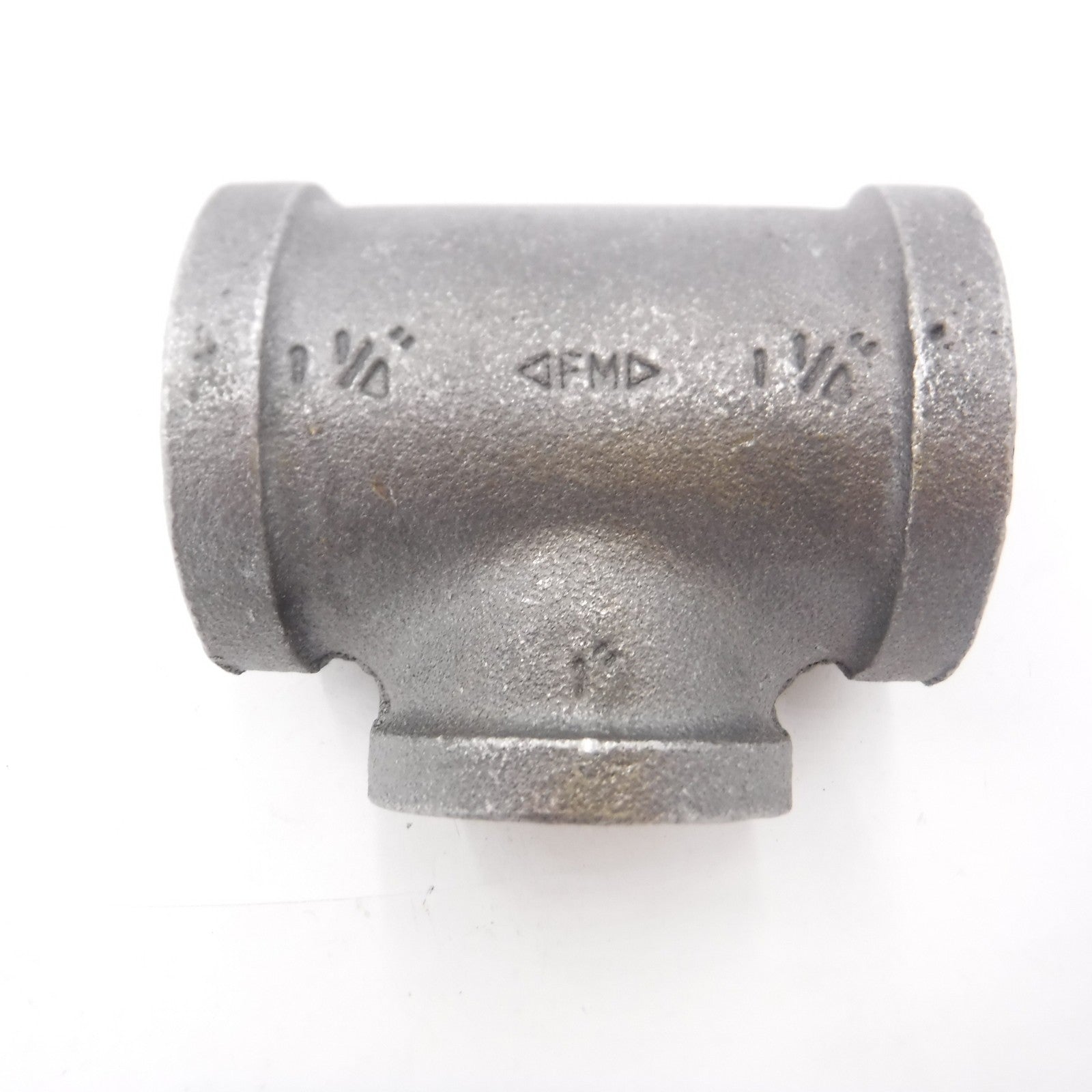 Anvil 1-1/4" x 1" x 1-1/4" Malleable Iron Reducing Tee