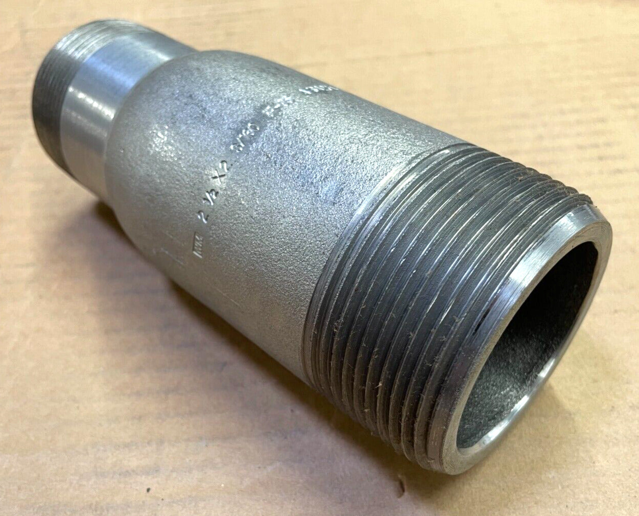 SWAGE NIPPLE 2-1/2" x 2" Schedule 160 Concentric Thread Both End A234 WPBN SP95