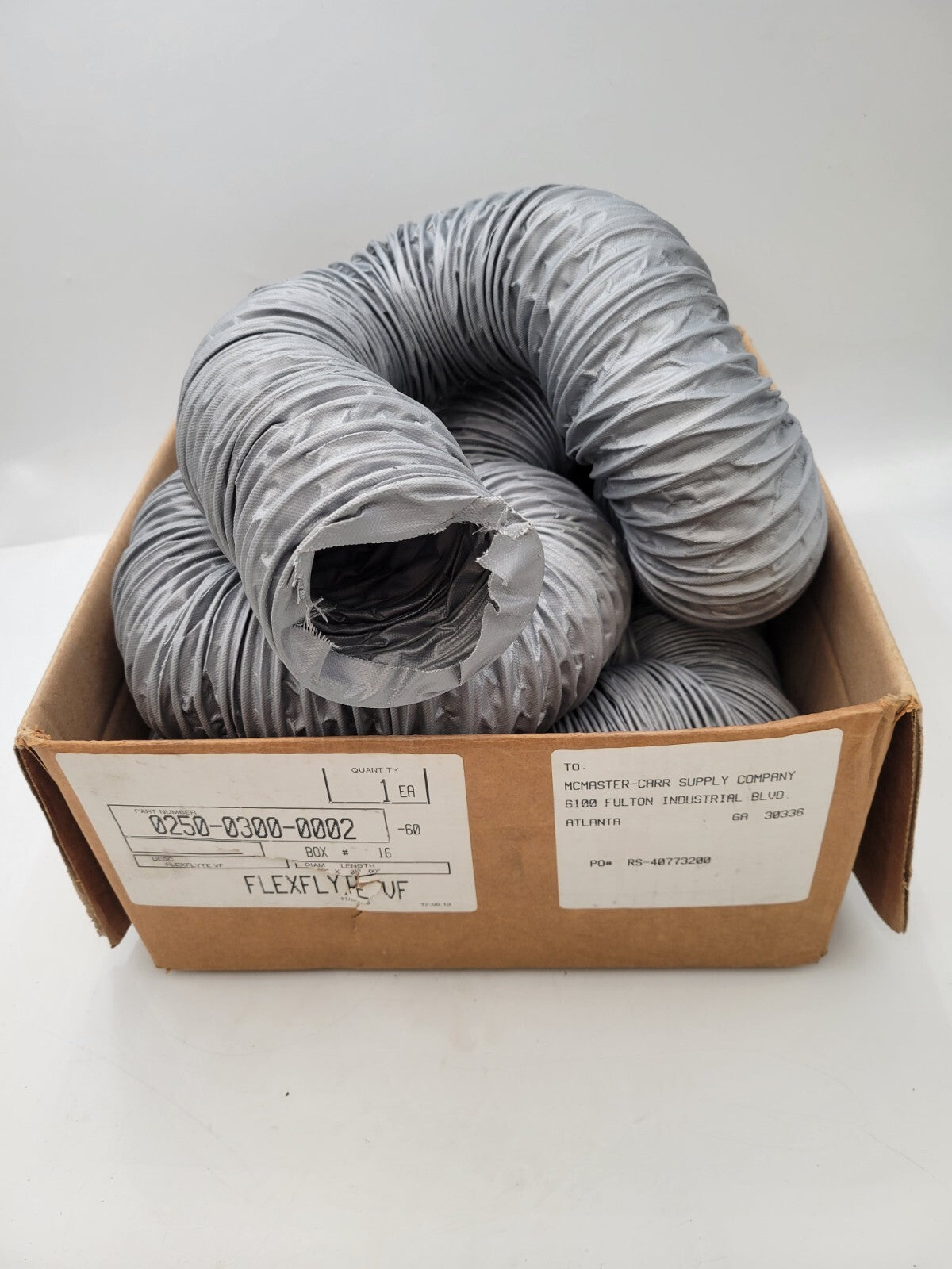 Flexible Technologies 0250-0300-0002-60 FlexFlyte VF Hose 0.4 PSI 3"Dia x 25'L