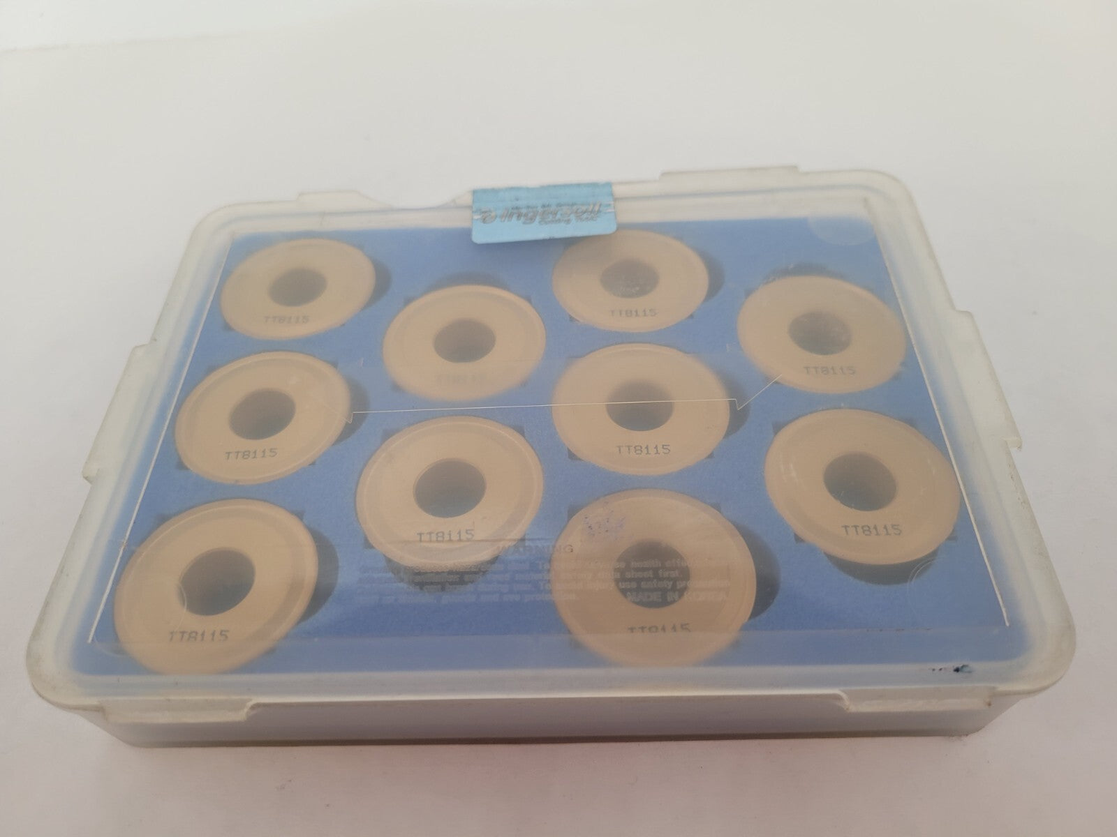 10PC Set Ingersoll RCMX320900-NG Round Turning Insert Metalworking Tool TT8115