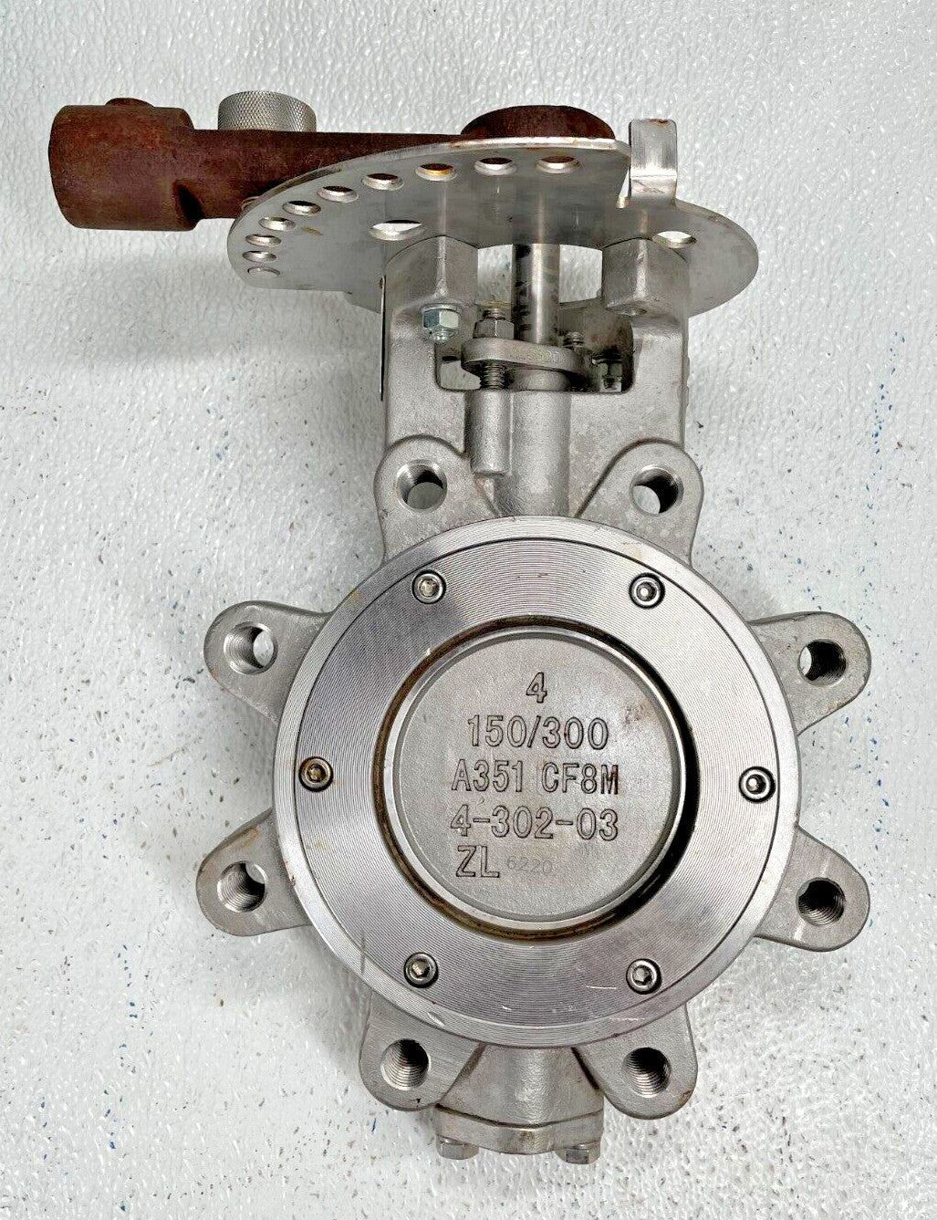 High Performance Butterfly Valve, Full Stainless Steel, 4" Class 150 Lug Style
