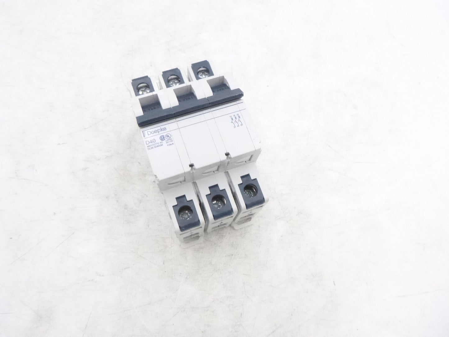 Altech Doepke D40 V-EA Series 3 Pole 40A UL 508 Circuit Breaker