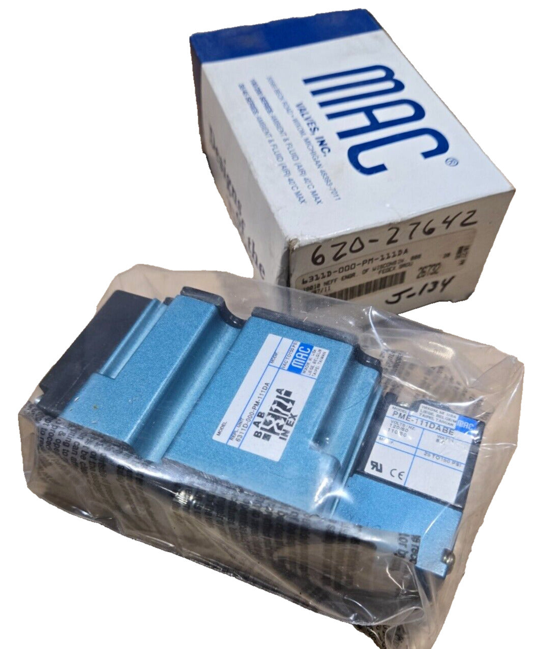 MAC Valves Inc. 6311D-000-PM-111DA Solenoid Valve NEW
