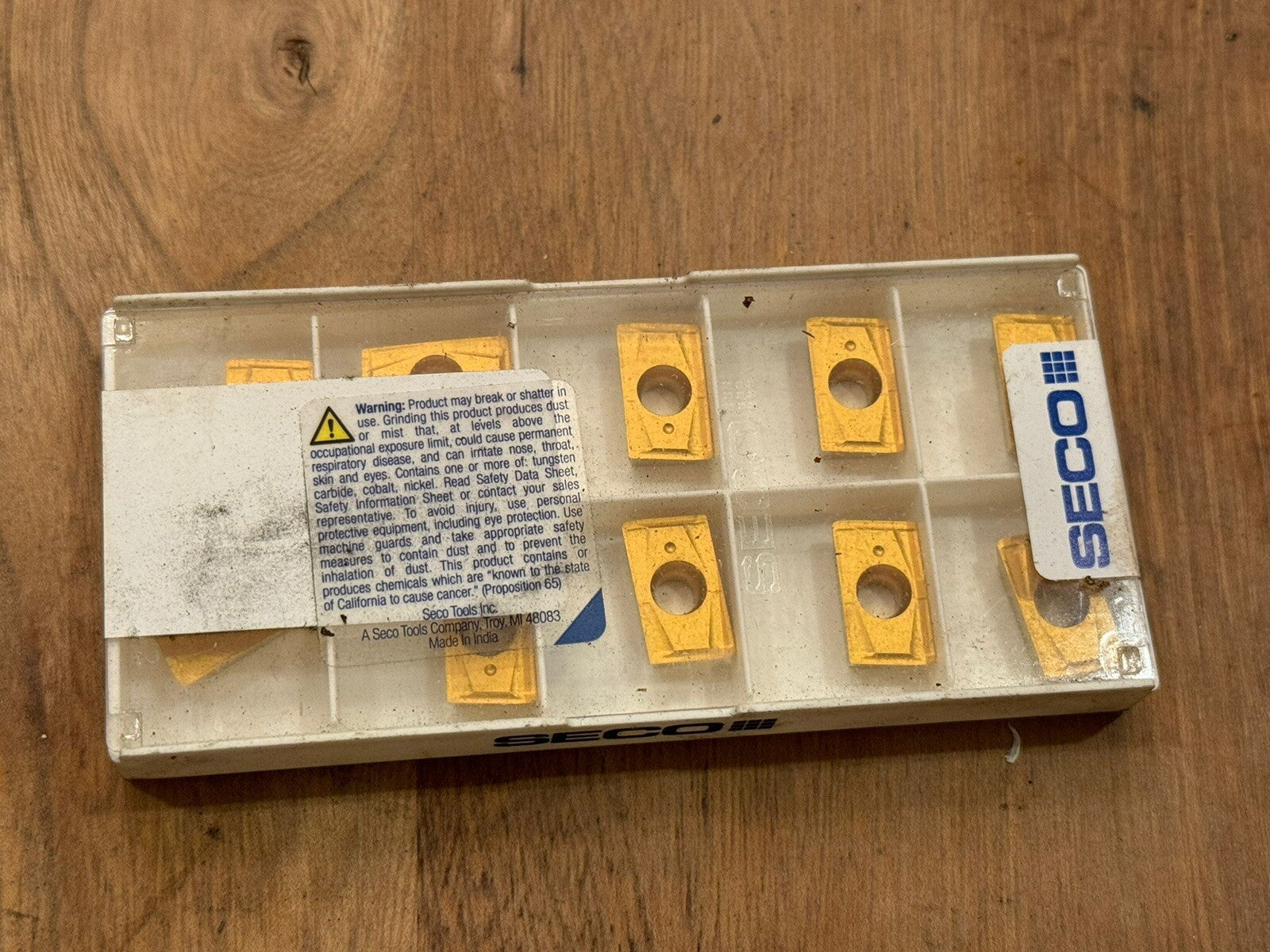 (Qty.10) Seco APFT1604PDTR-D15 Carbide Milling Inserts T25M