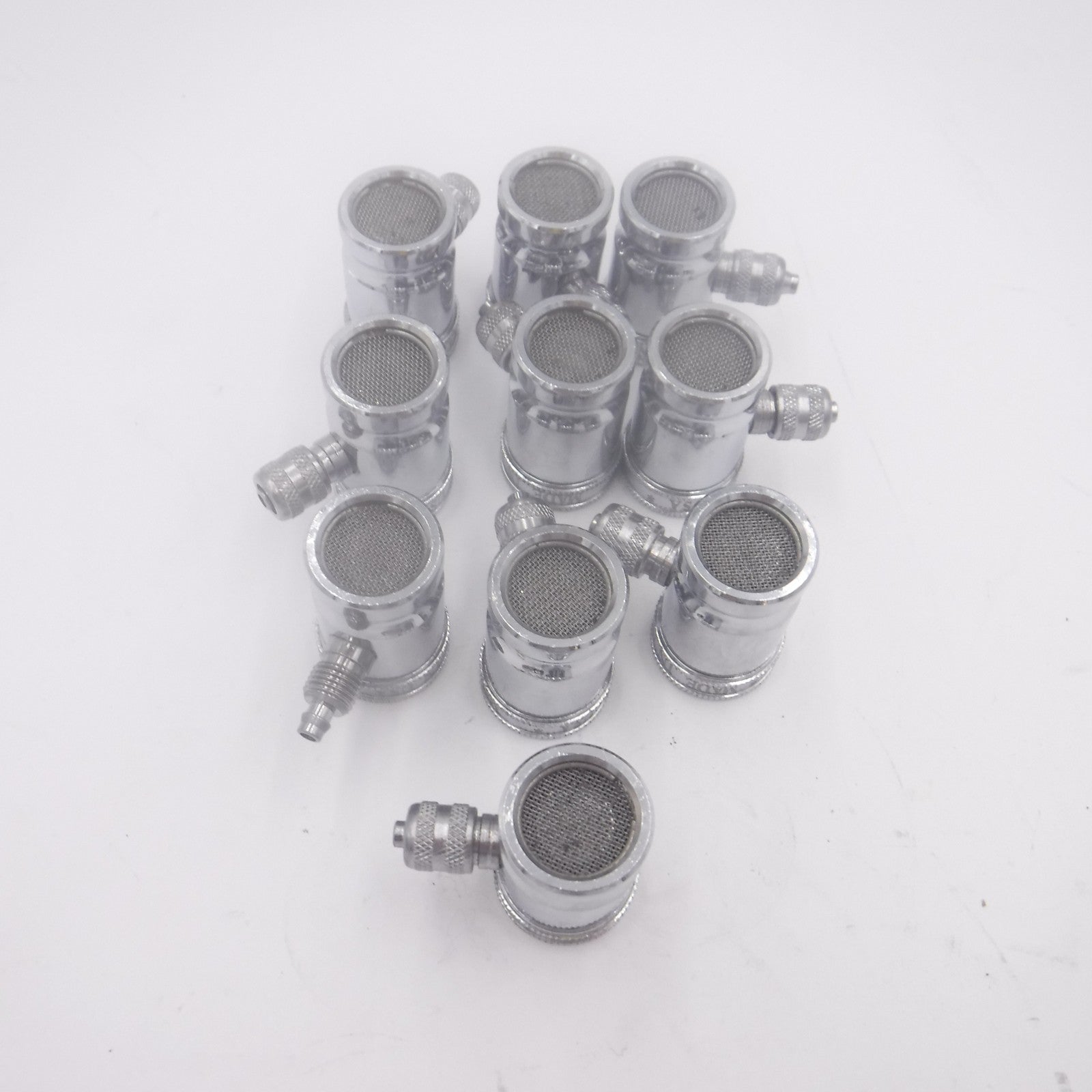 10 Pack QMP 1/4" Chrome Pull Down Compression Diverter Valves QMP502PD