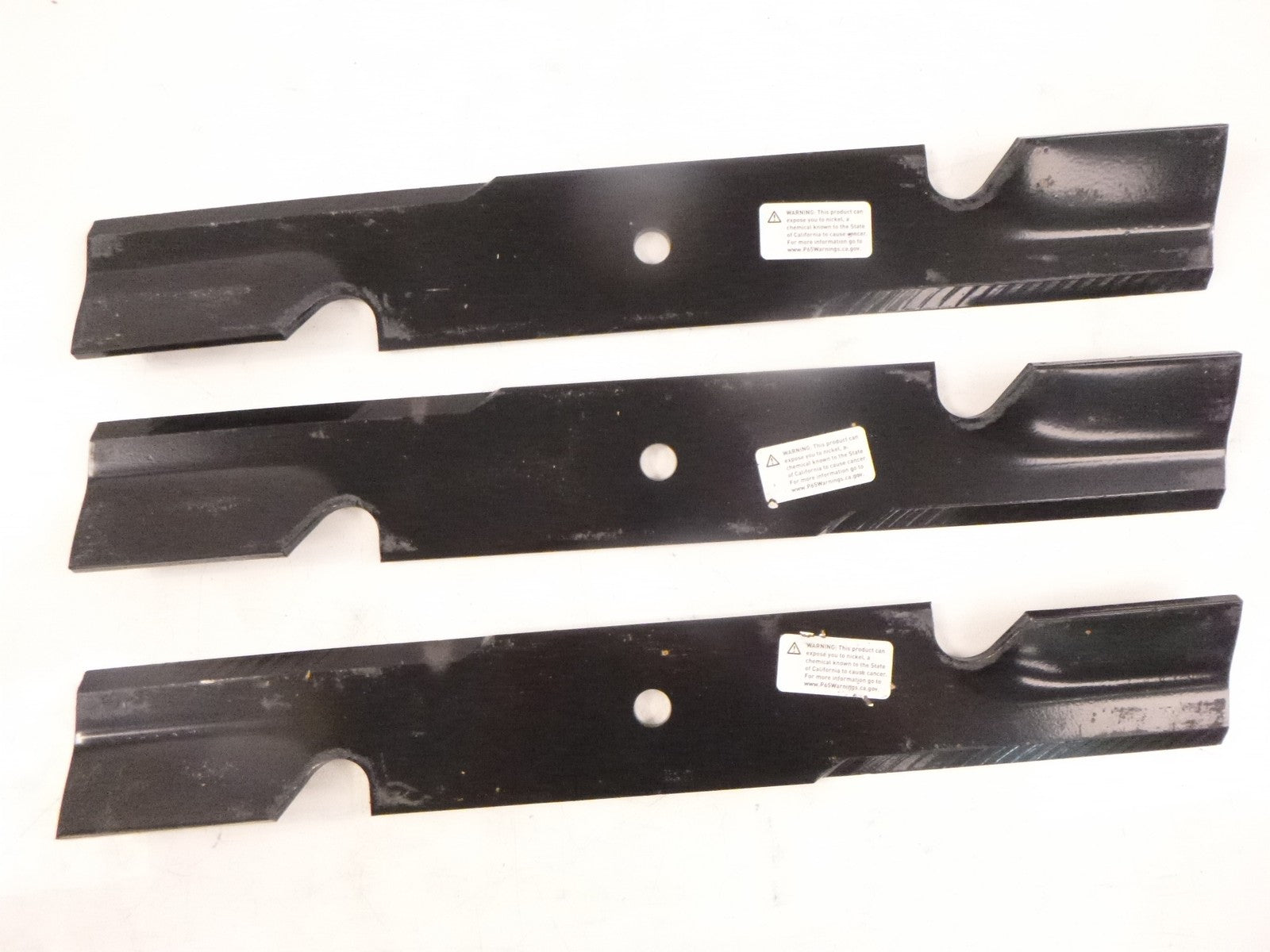 3 Pack OEM Hustler 602771 20-1/2" Mower Blades for Super Z 60" X One 60"