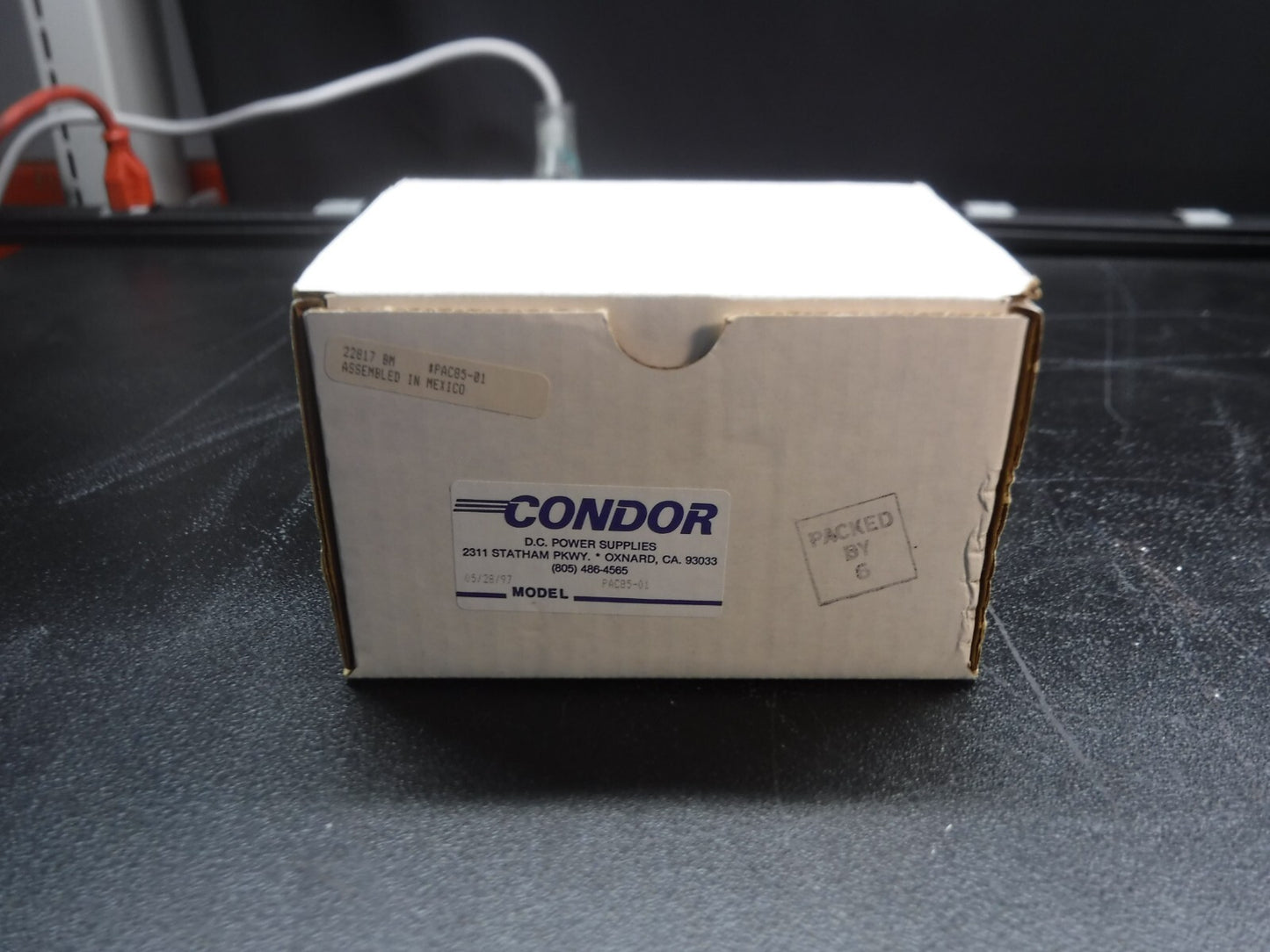 Condor Model: PAC85-01, 85 Watts Max, Pac Series, Power Supply (New-Open Box)