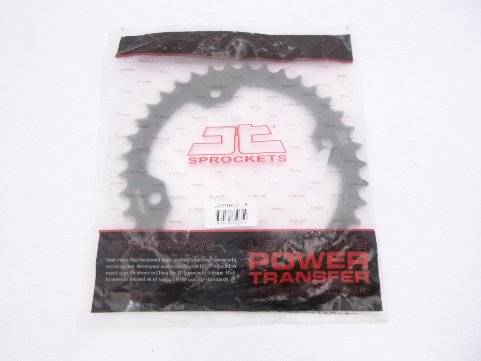 JT Sprockets 38 Tooth Rear Steel Sprocket For 520 ChainYFM250R Raptor 2008-2013