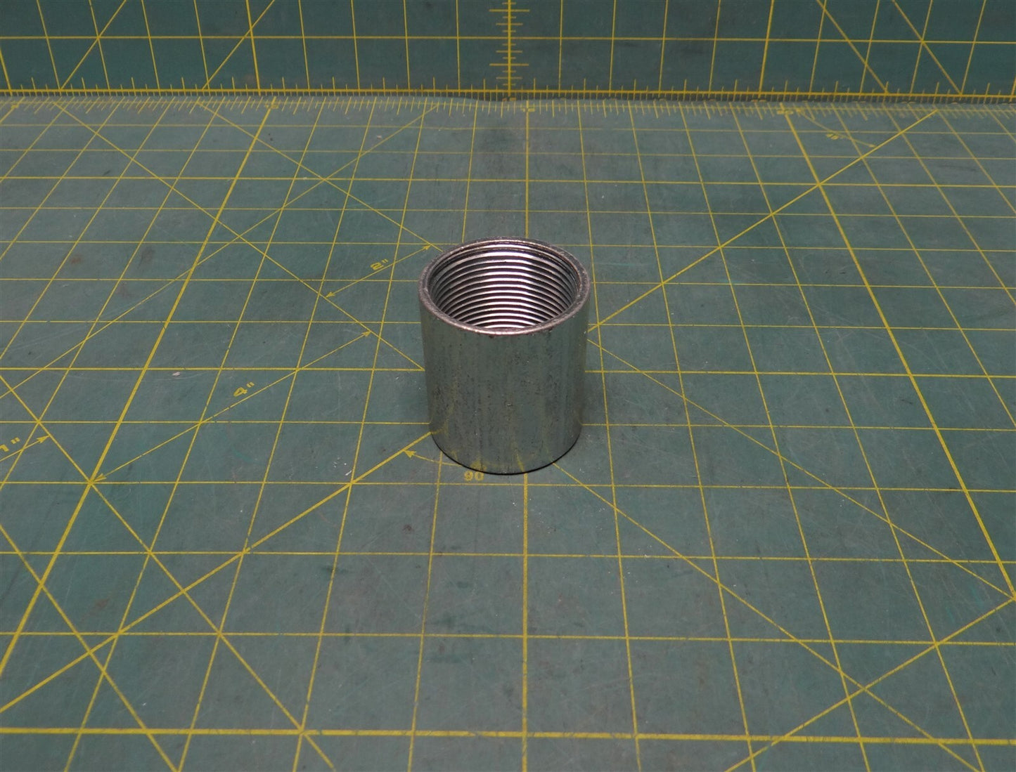 1-1/4" Galvanized Rigid Conduit Coupling For Threaded Rigid Conduit And IMC