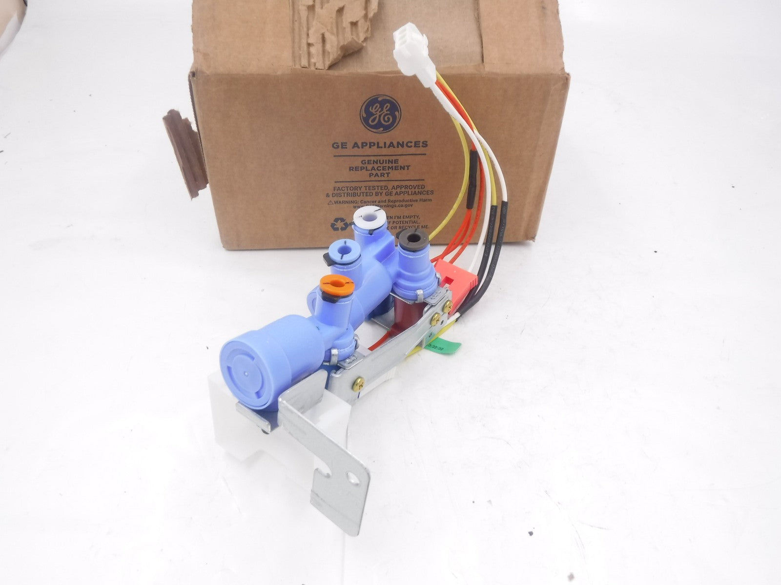 Genuine OEM GE Refrigerator Inlet Isolation Valve & Jumper WR57X30890