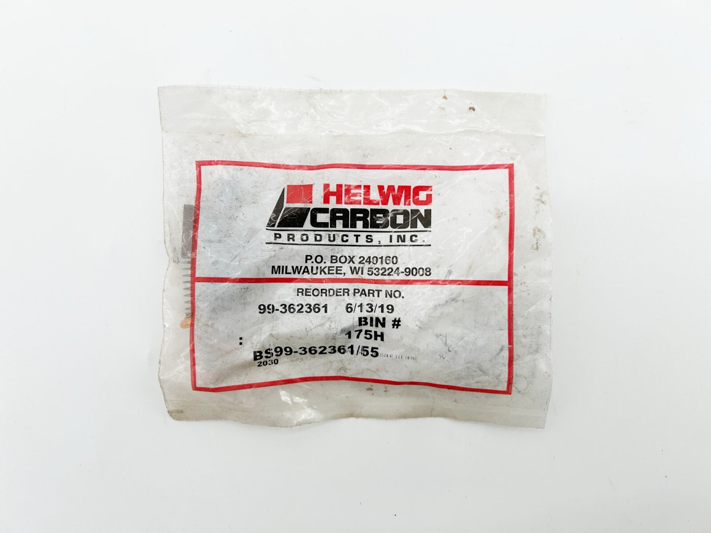 New Lot of 4 Helwig Carbon 99-362361 Carbon Brush .362X0.232X.812"