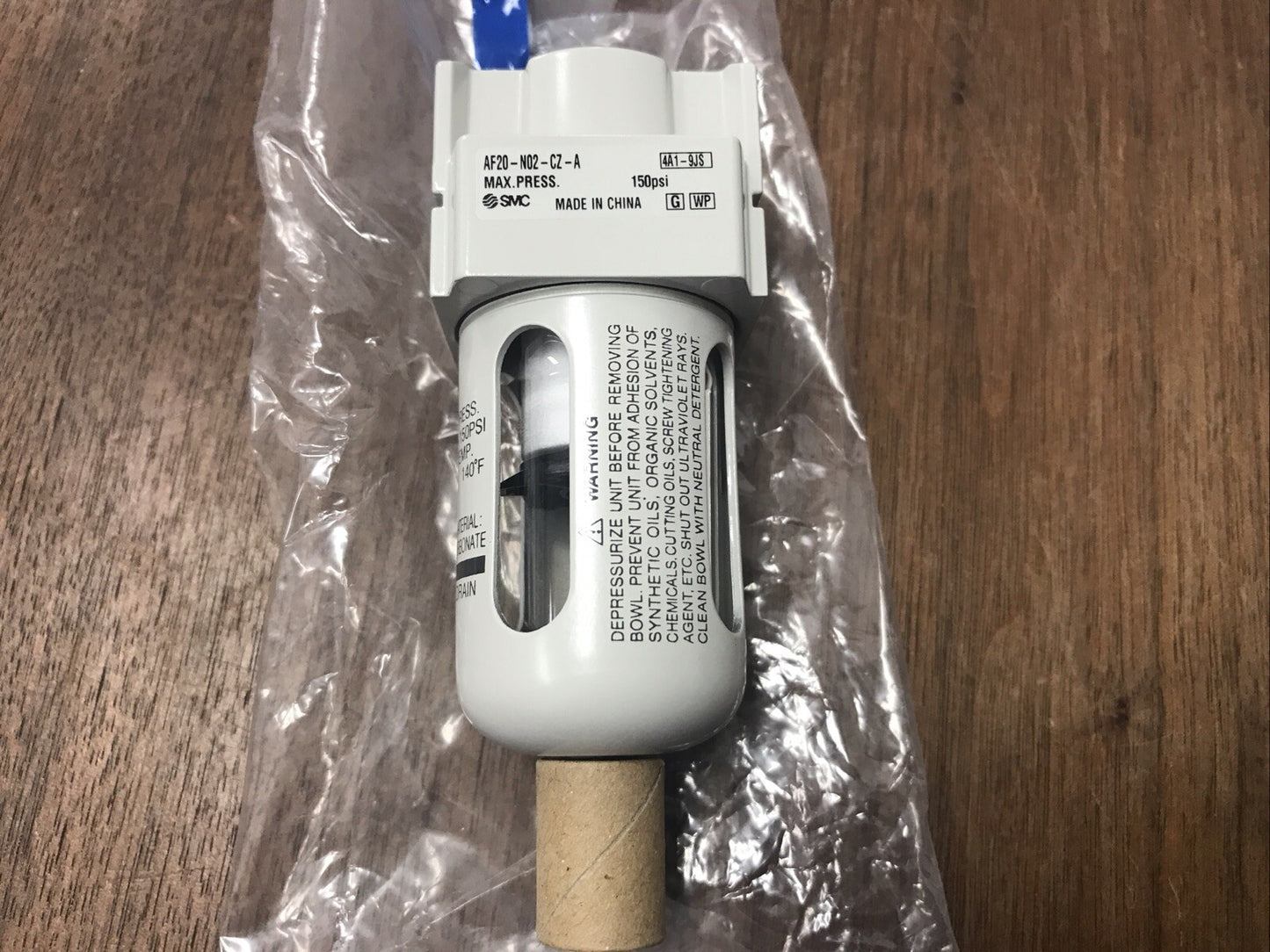 SMC AF20-N02-CZ-A  150 PSI PART NUMBER AFM20-N02-CZ-A, NEW