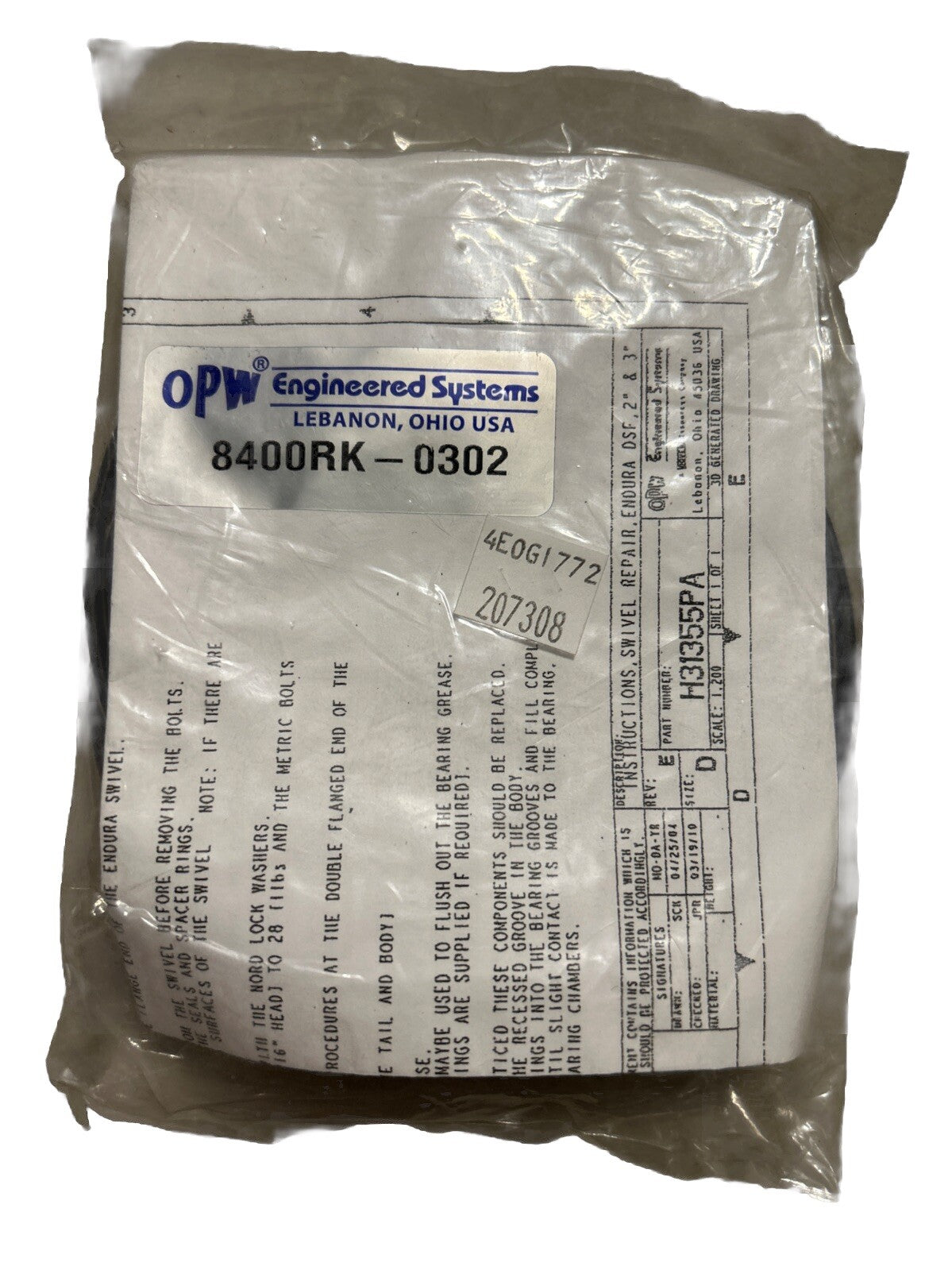 OPW 8400RK-0302 NEW In Original packaging.      T1