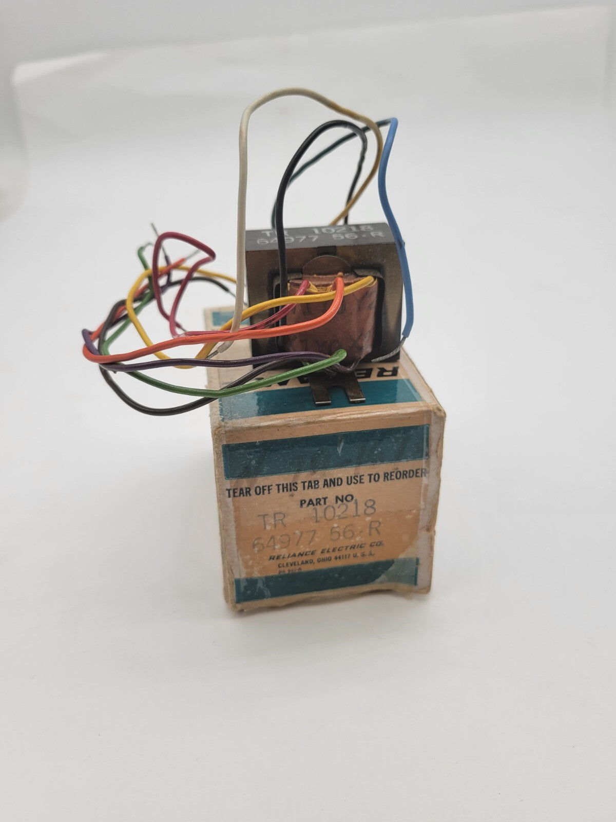 Reliance Electric TR 10218 64977 56.R Power Transformer Corded 9 Wires with Box