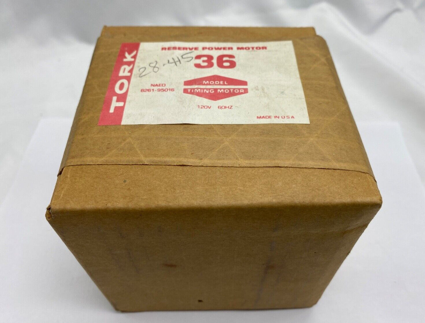 Tork Inc. 36-2 reserve power motor 120VAC/60hz, 28-415